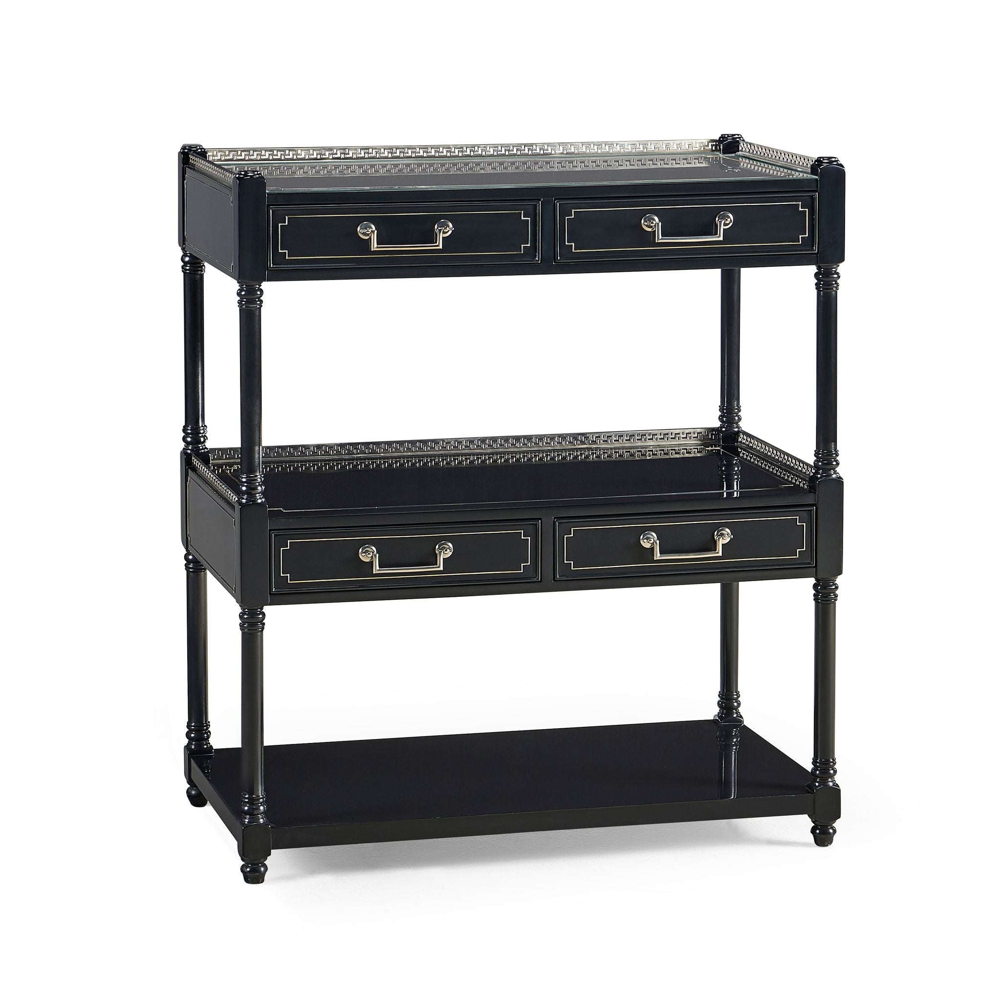 Jonathan Charles Flux Lacquer Etagere
