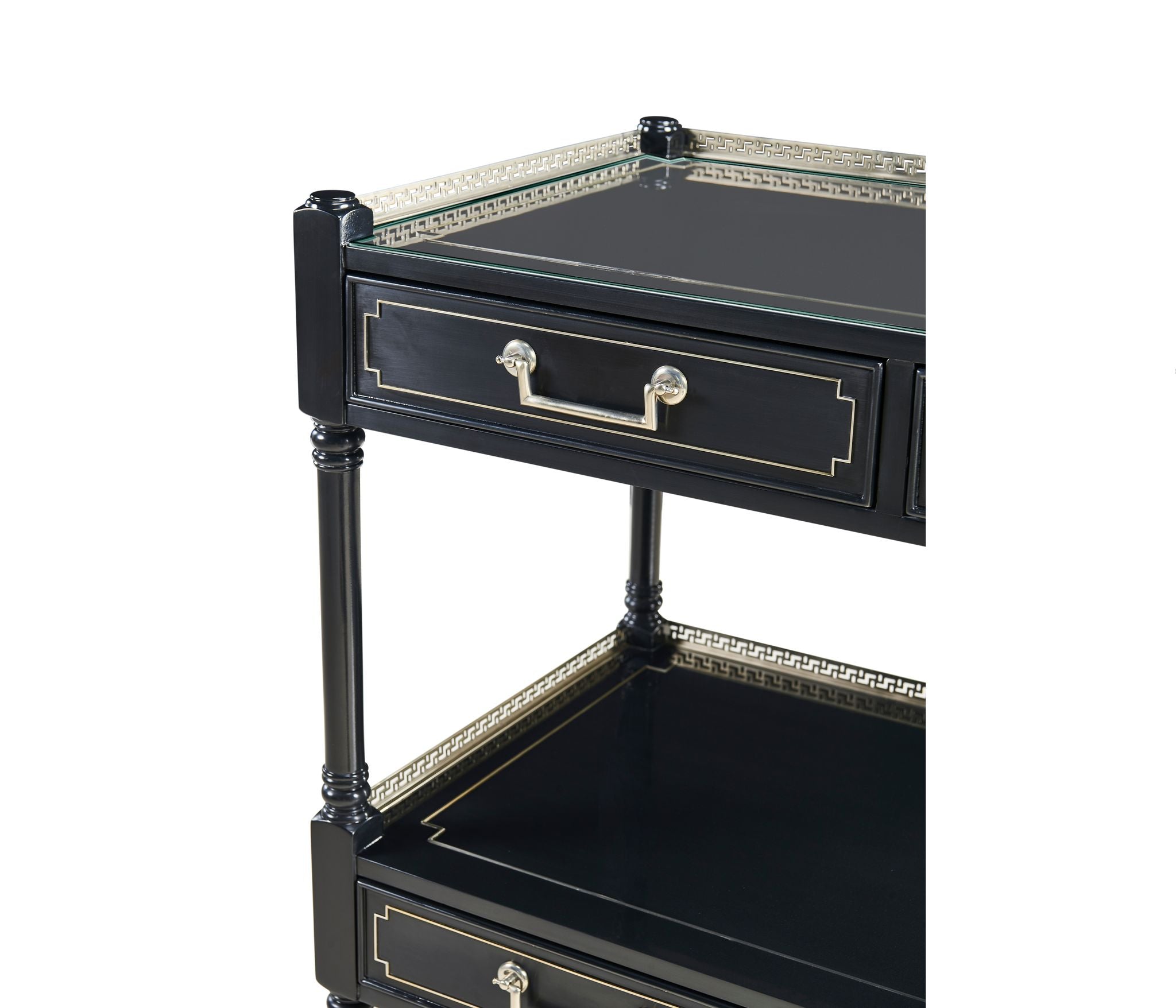 Jonathan Charles Flux Lacquer Etagere