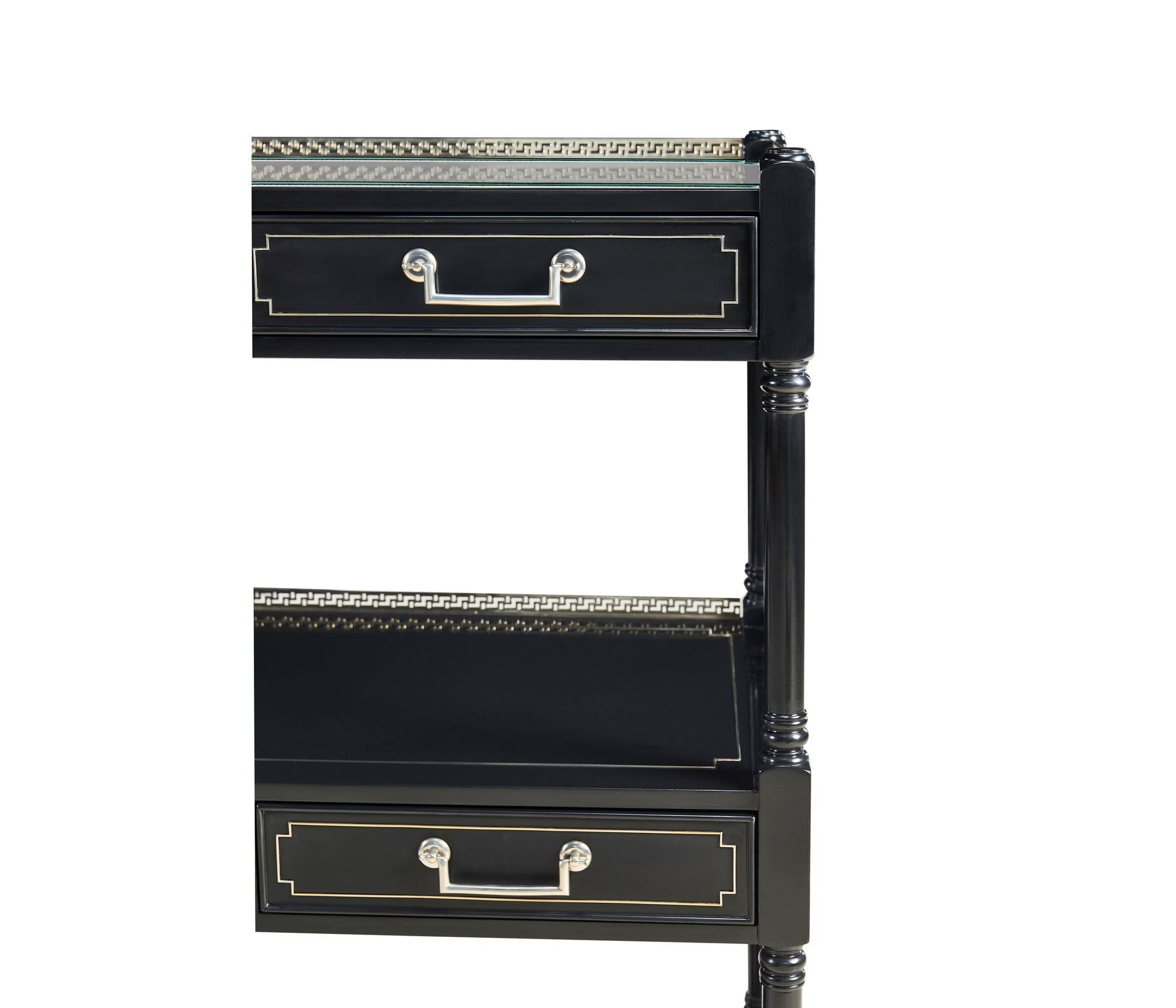 Jonathan Charles Flux Lacquer Etagere