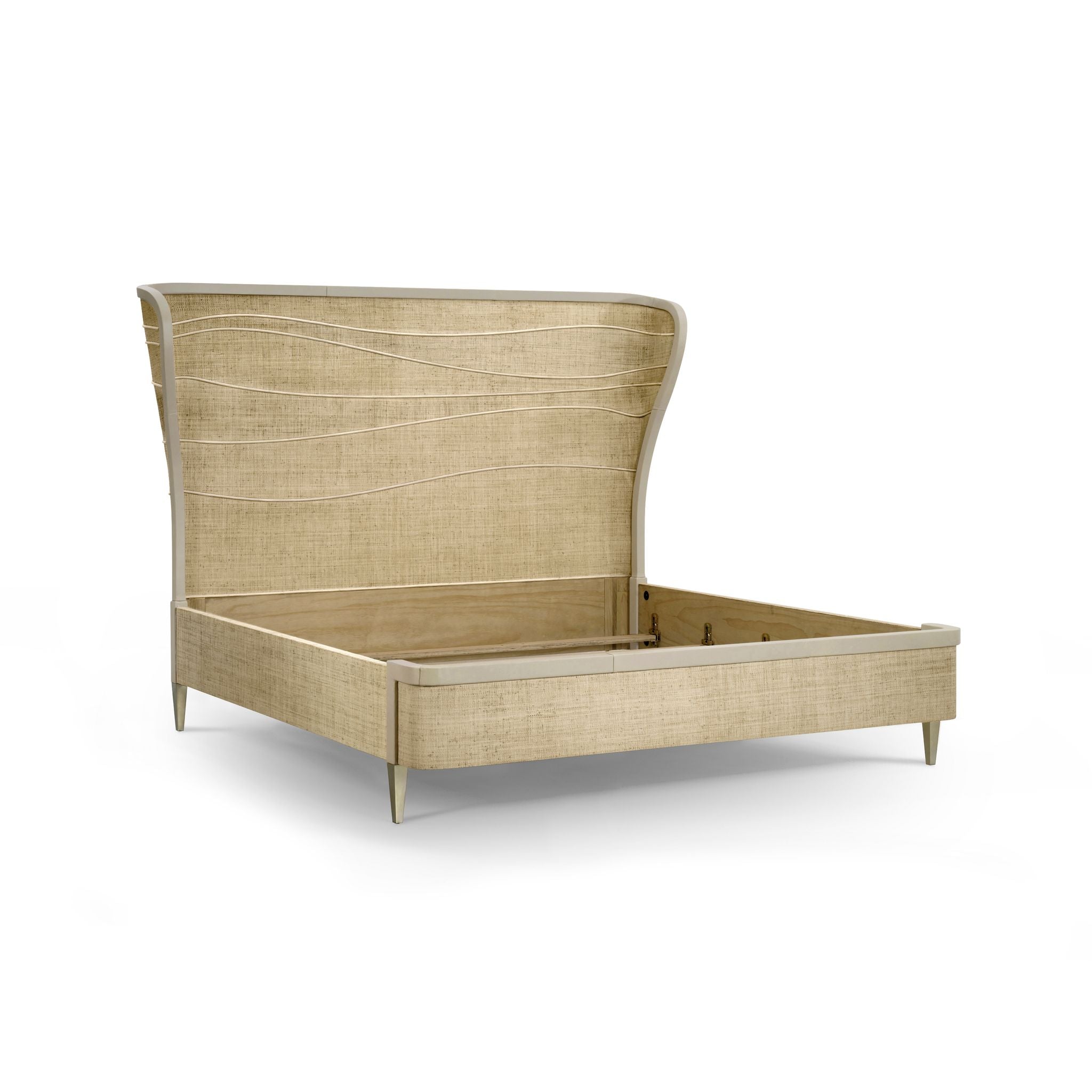 Jonathan Charles Seiche Woven Wing Wave Bed King