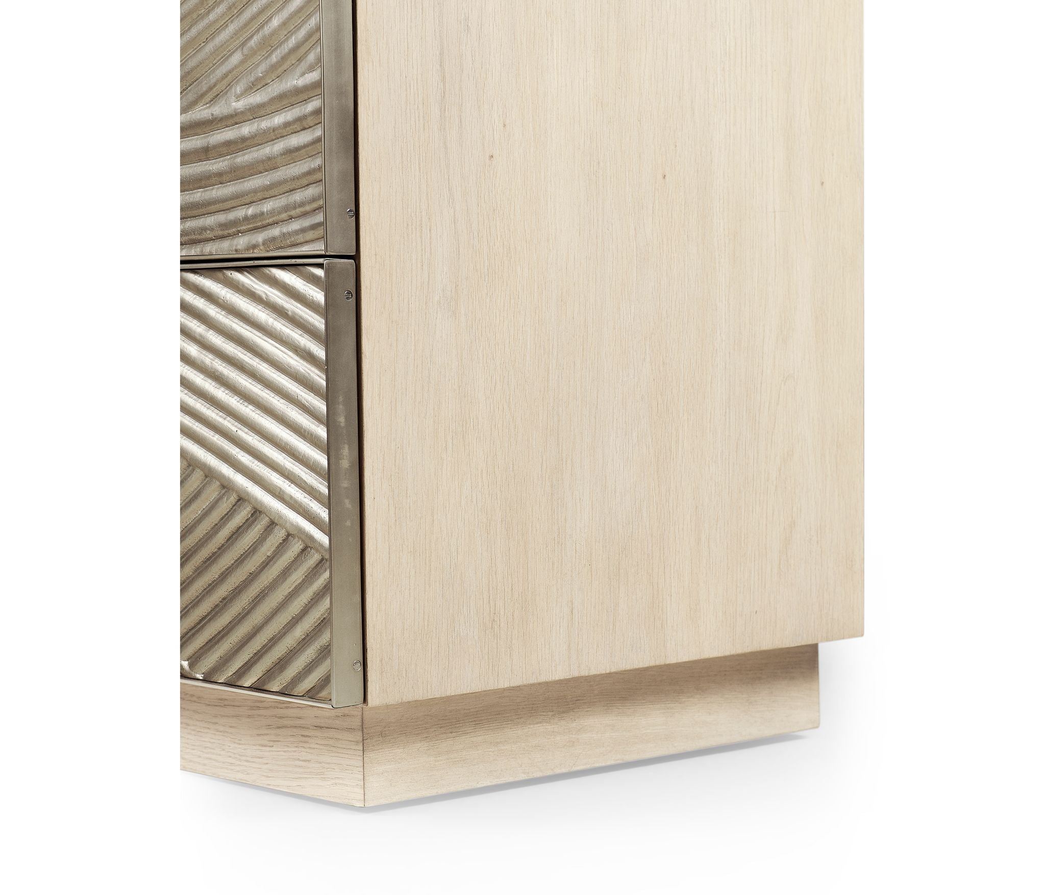 Jonathan Charles Capillary Metal Texture Double Dresser