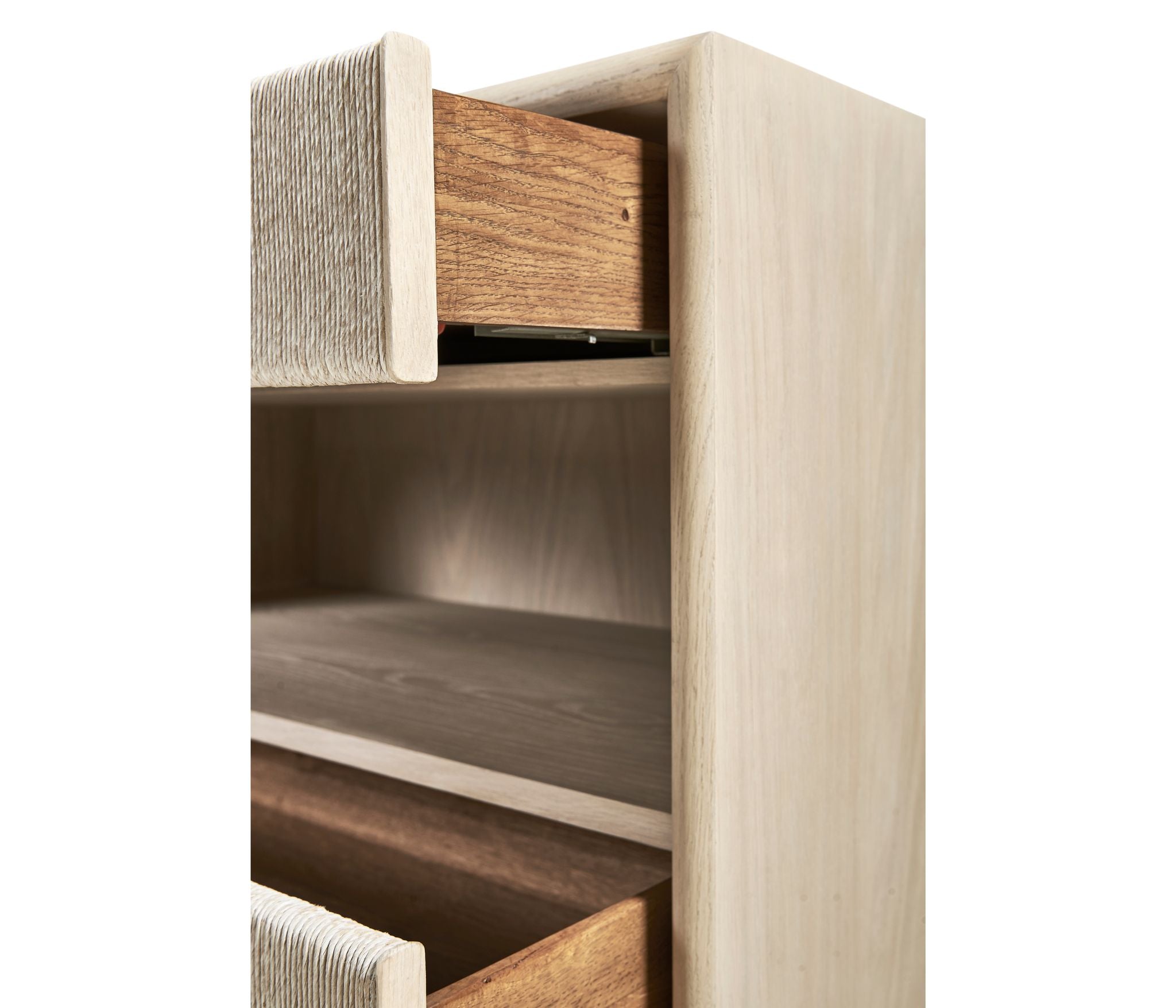 Jonathan Charles Clapotis Danish Cord Nightstand