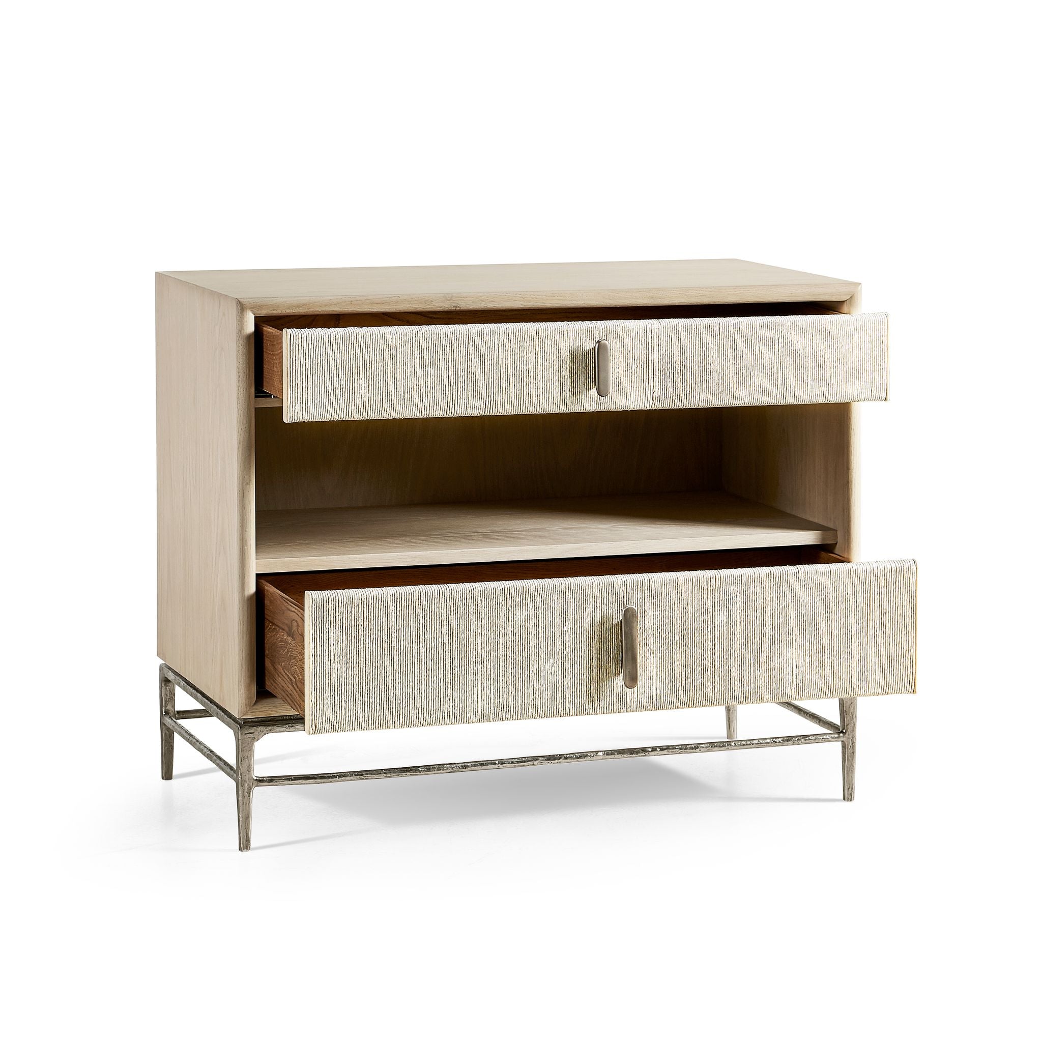 Jonathan Charles Clapotis Danish Cord Nightstand