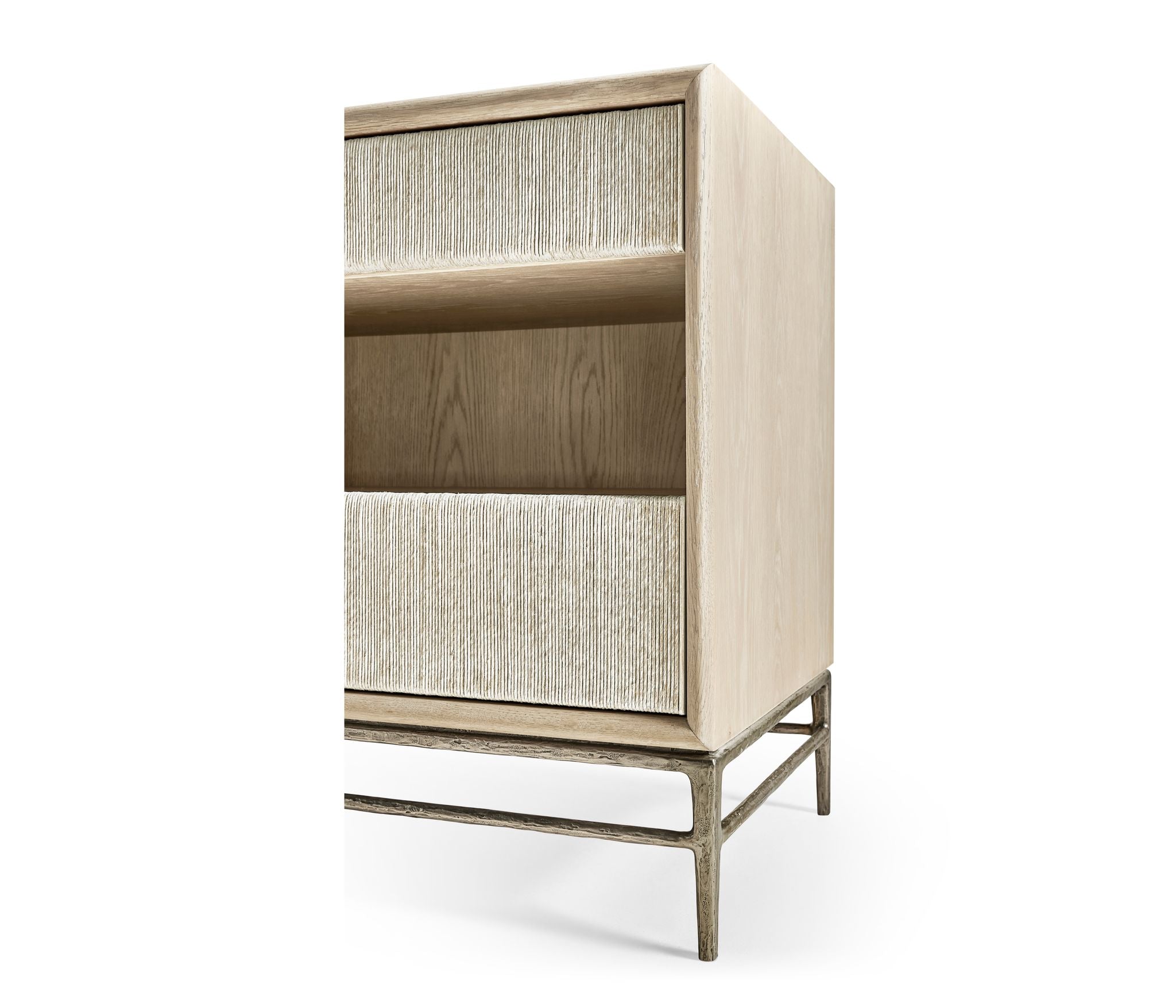 Jonathan Charles Clapotis Danish Cord Nightstand