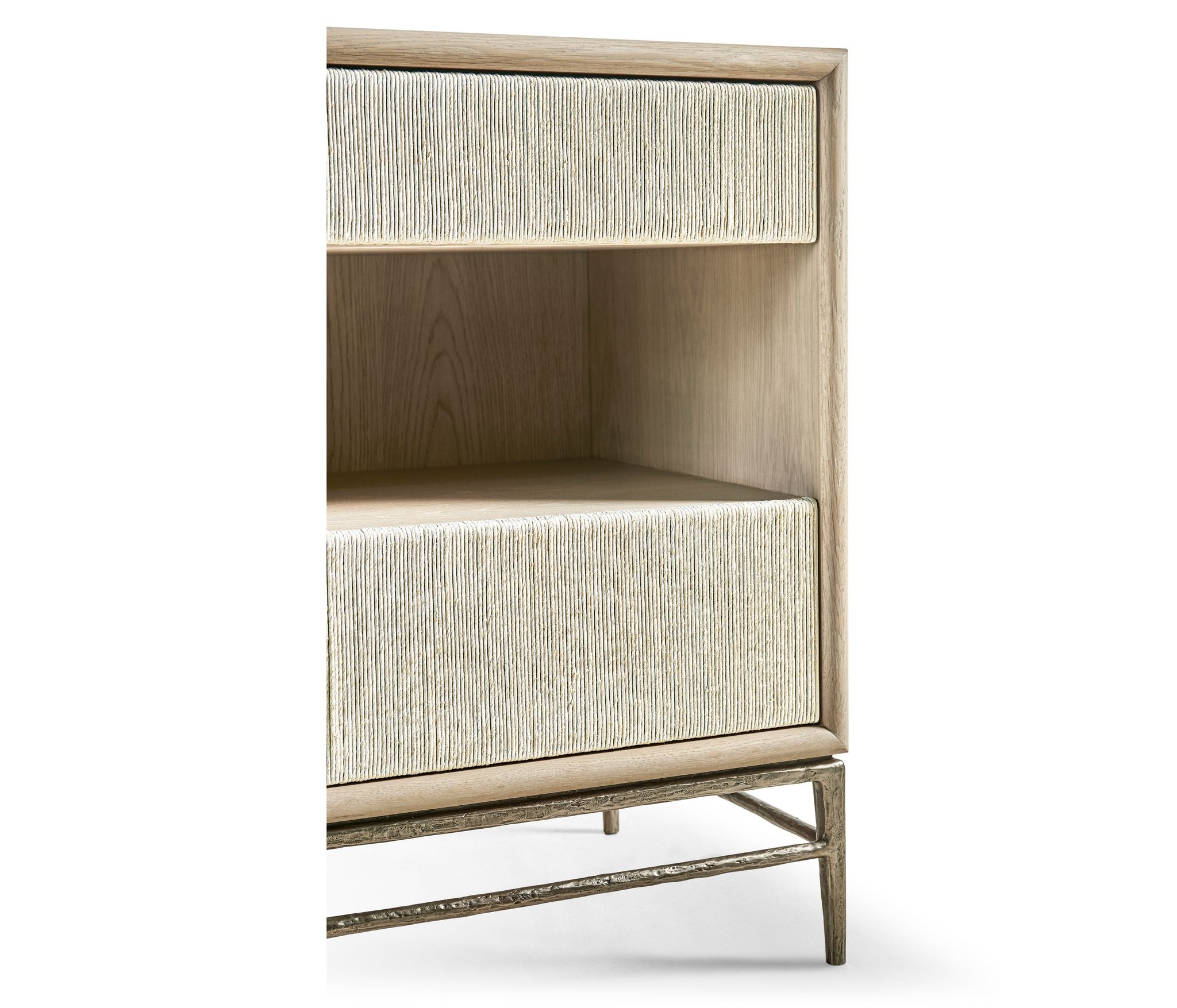 Jonathan Charles Clapotis Danish Cord Nightstand