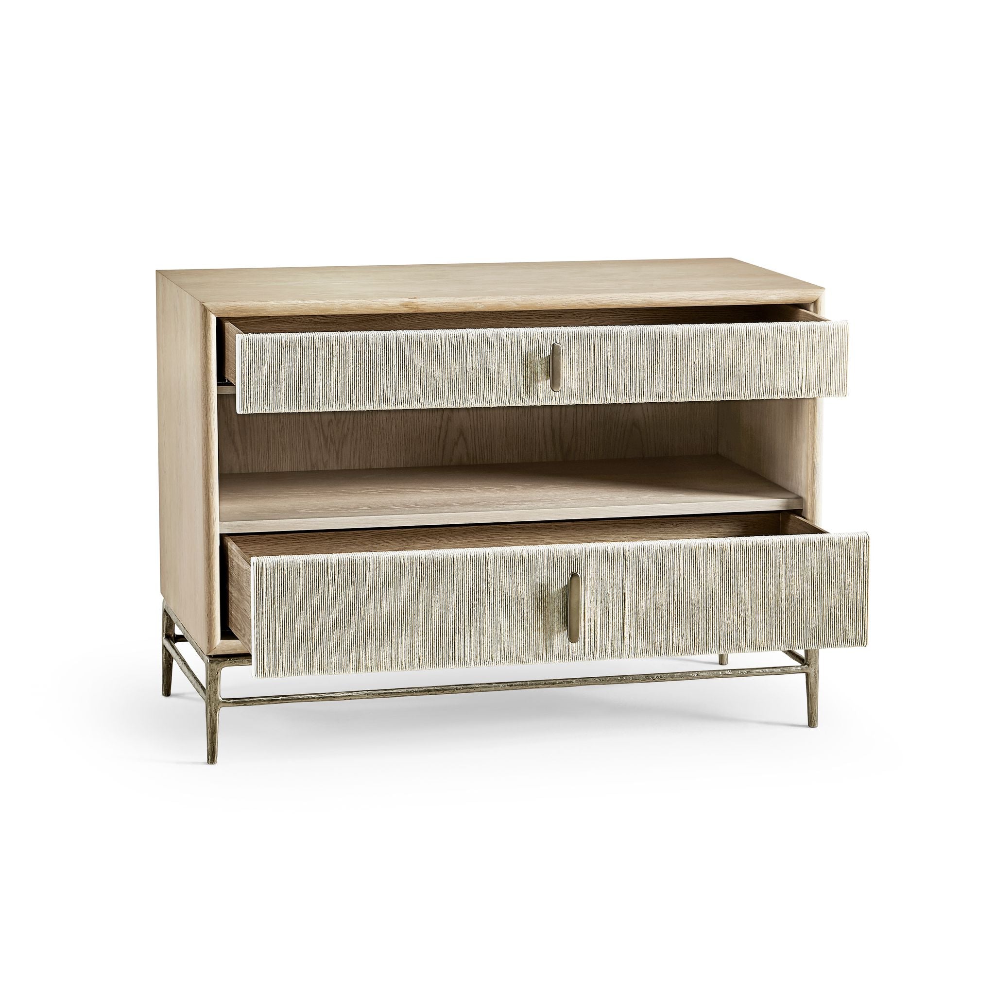 Jonathan Charles Clapotis Danish Cord Nightstand