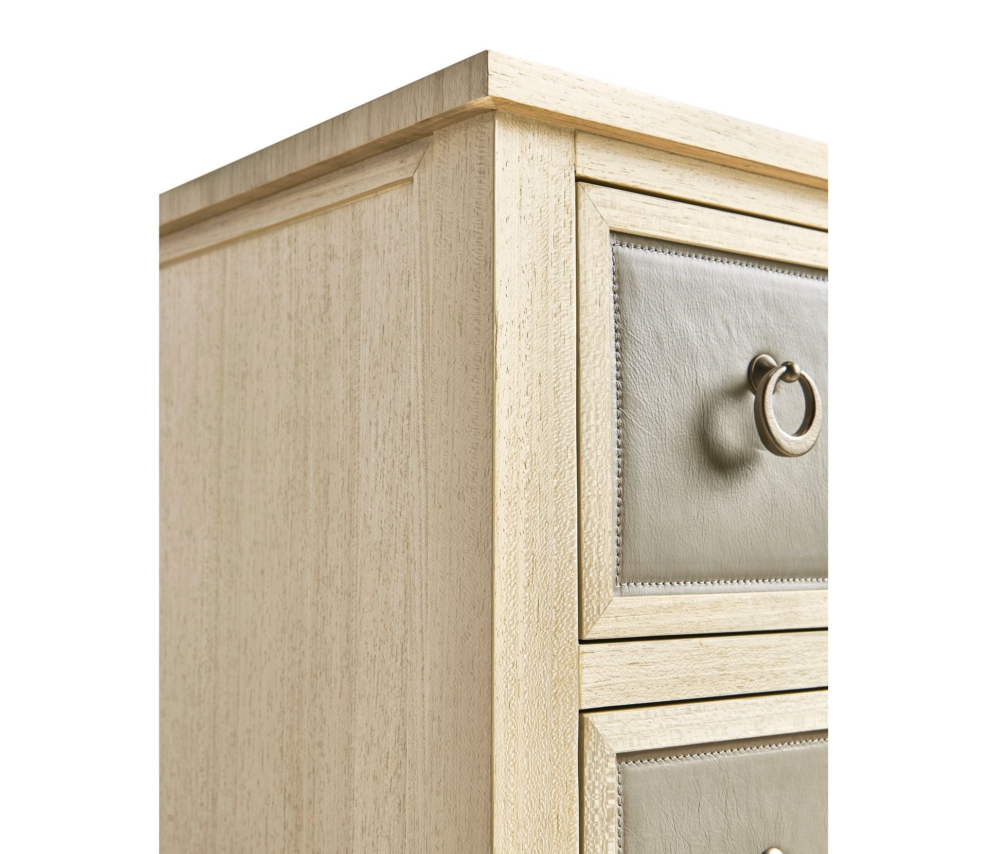 Jonathan Charles Neap Leather Front Chest