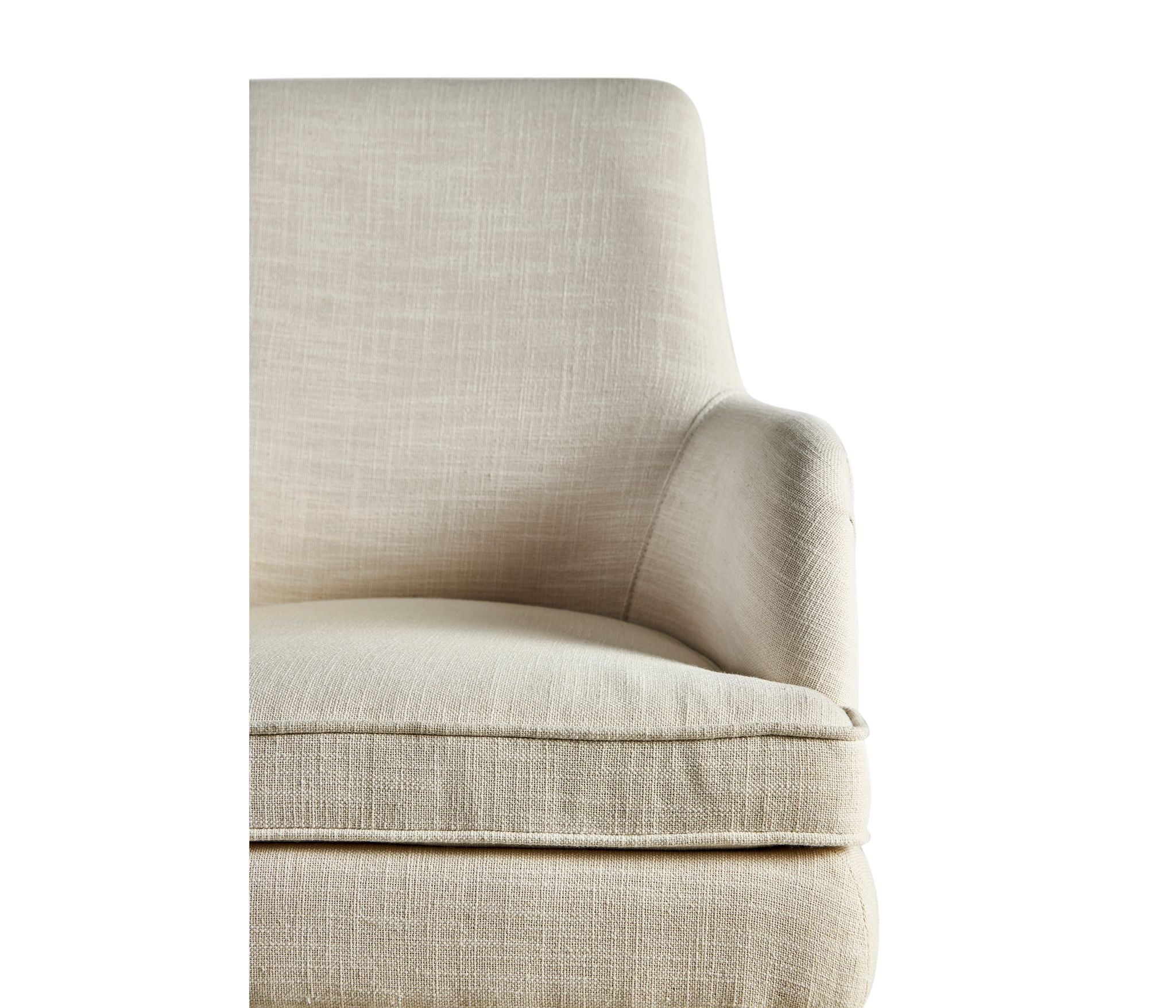 Jonathan Charles Shoal Linen & Grasscloth Host Chair