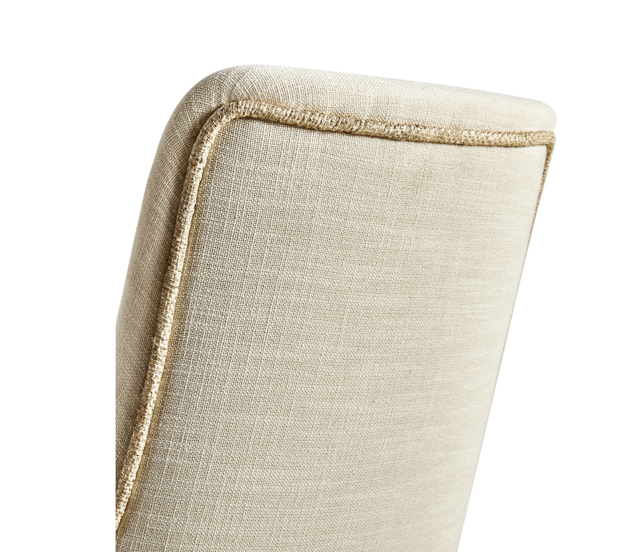 Jonathan Charles Shoal Linen & Grasscloth Side Chair