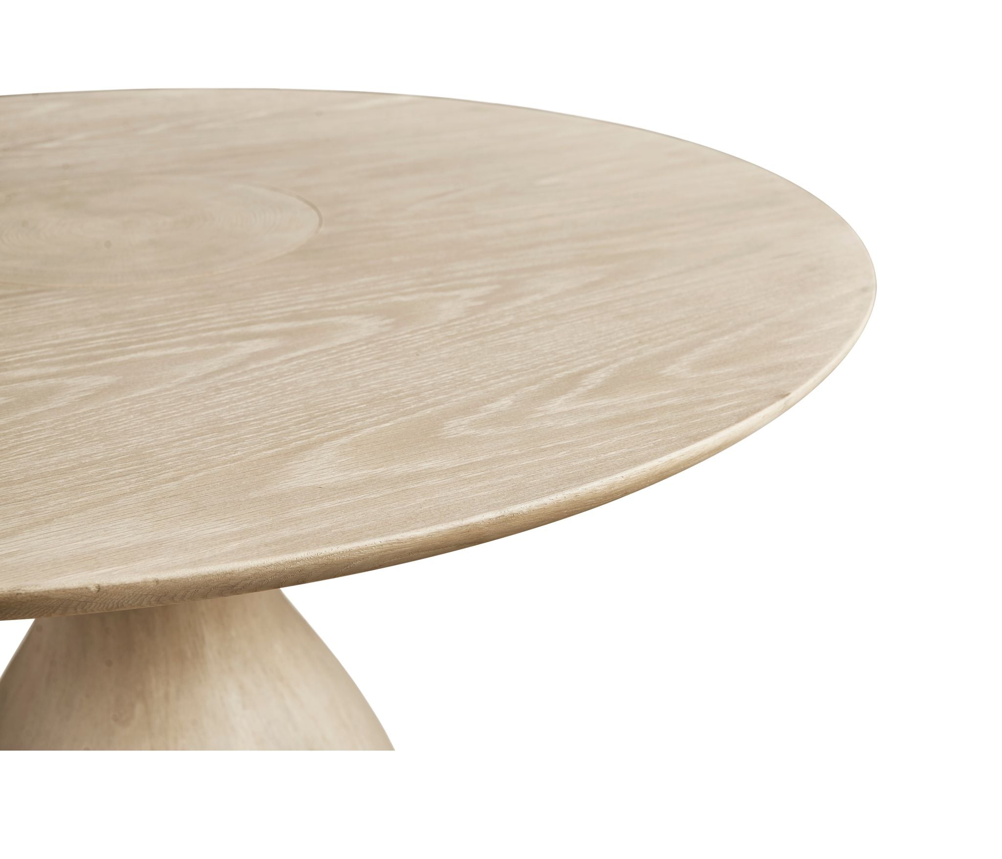 Jonathan Charles Seamount Oak Pedistal Table