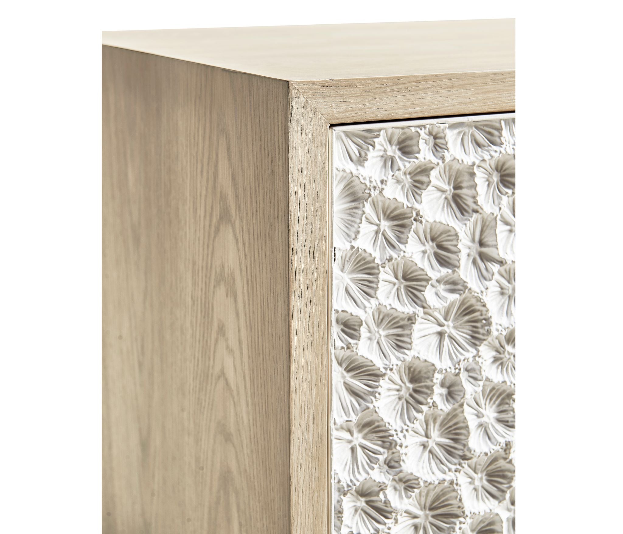 Jonathan Charles Pelagic Cast Metal Credenza
