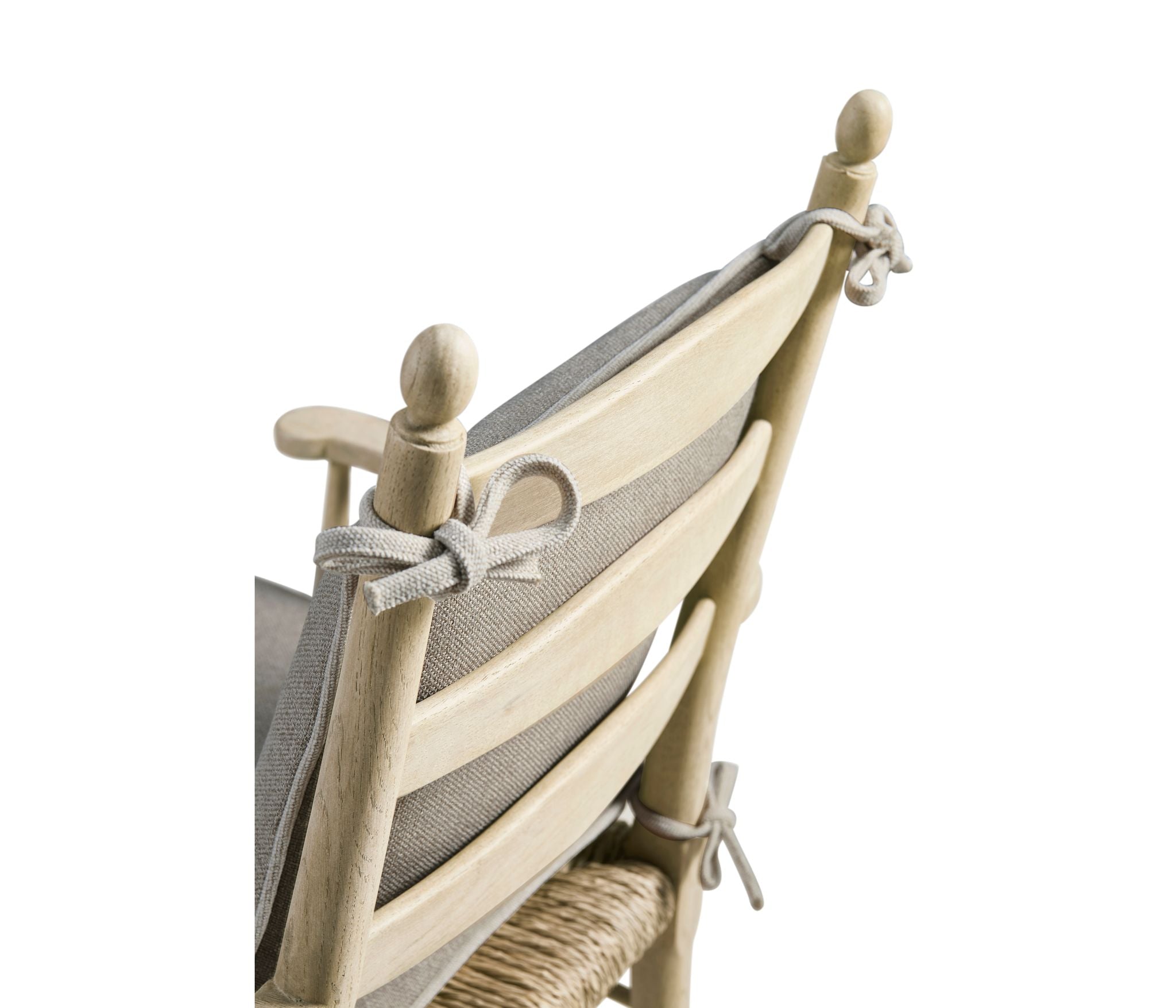 Jonathan Charles Doppler Ladder Back Arm Chair — Stripped Oak