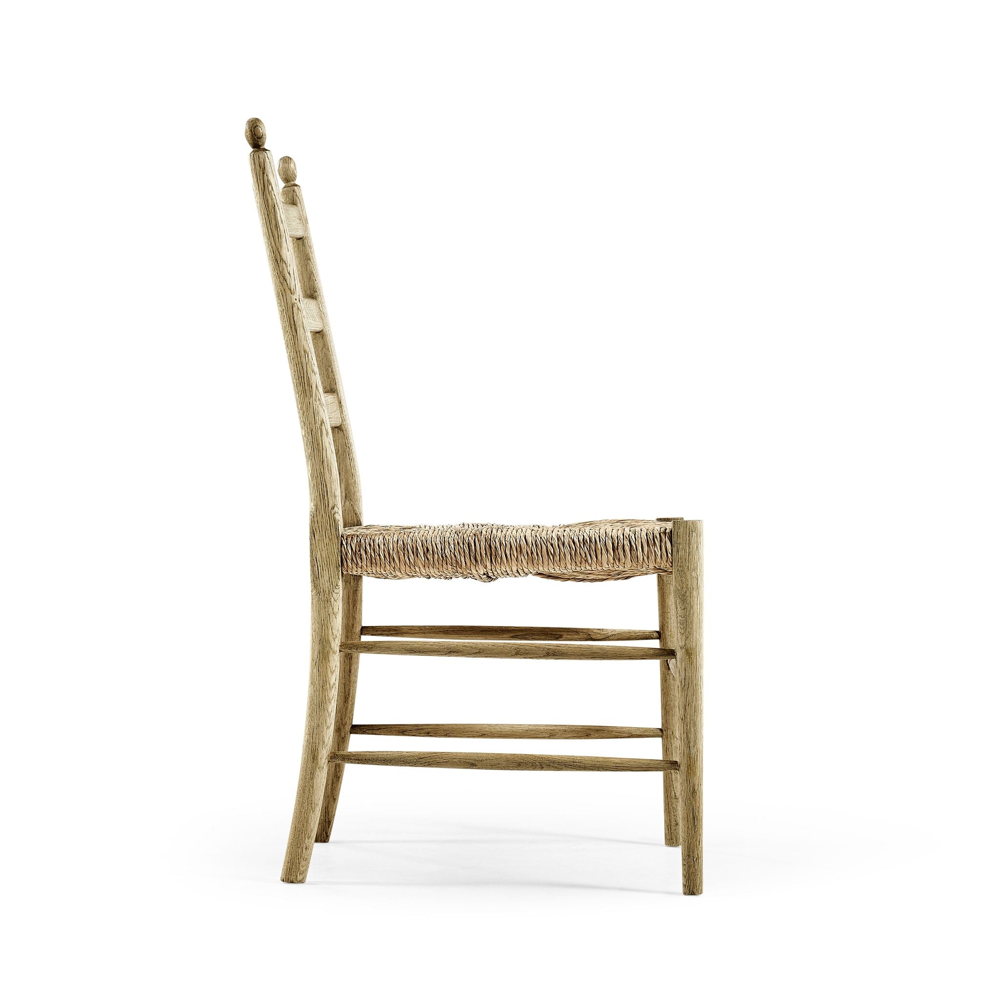 Jonathan Charles Doppler Ladder Back Side Chair — Stripped Oak