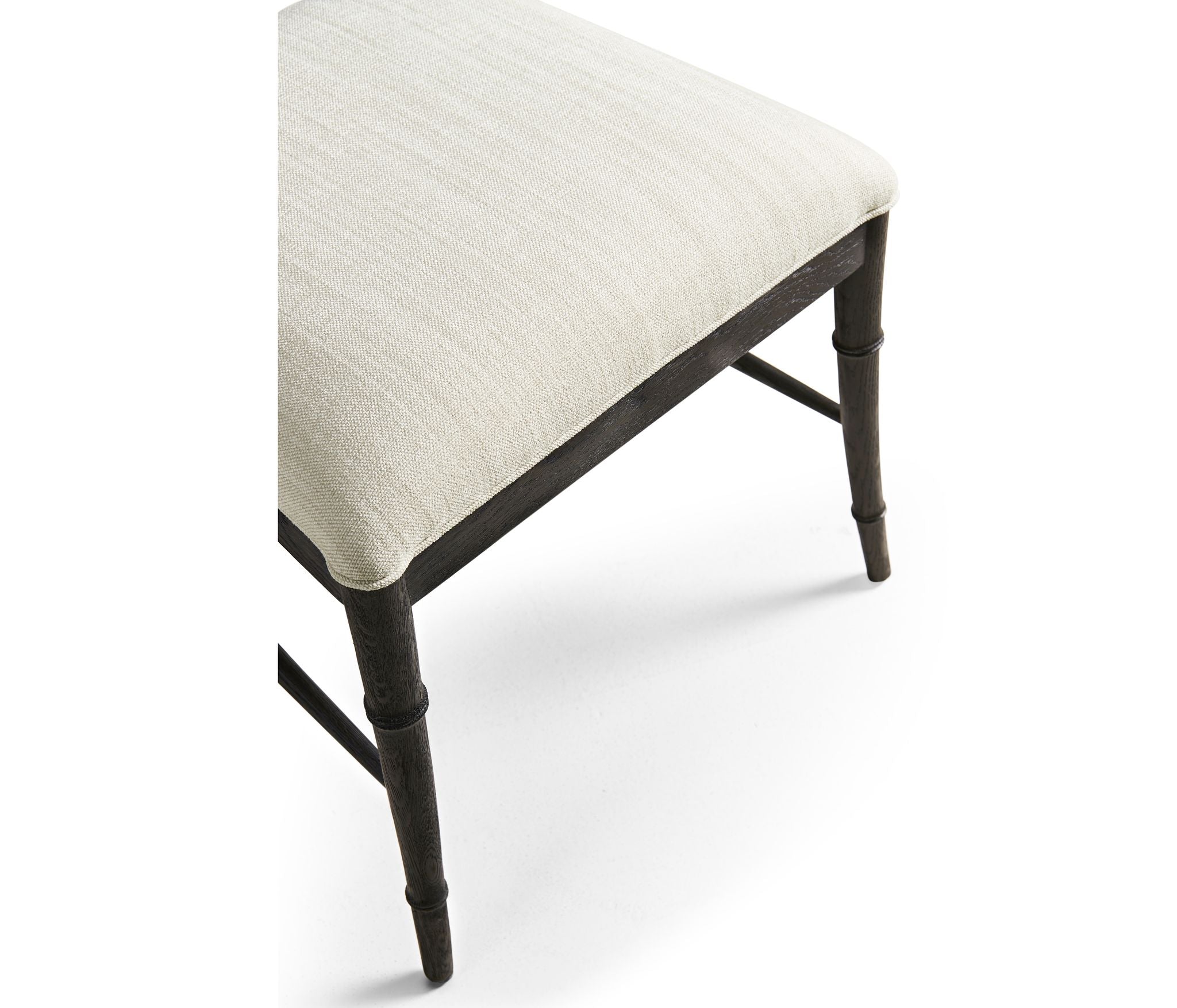 Jonathan Charles Saros Chippendale Bamboo Side Chair — Ebonised Oak
