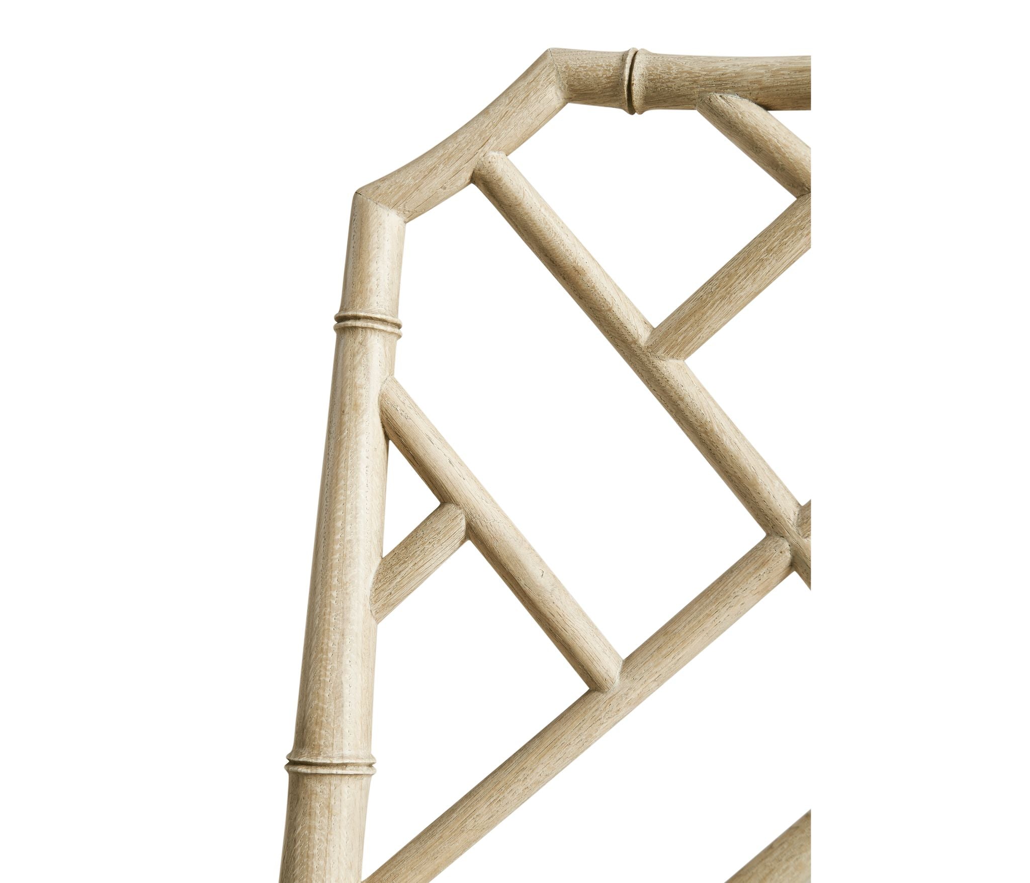 Jonathan Charles Saros Chippendale Bamboo Side Chair — Stripped Oak