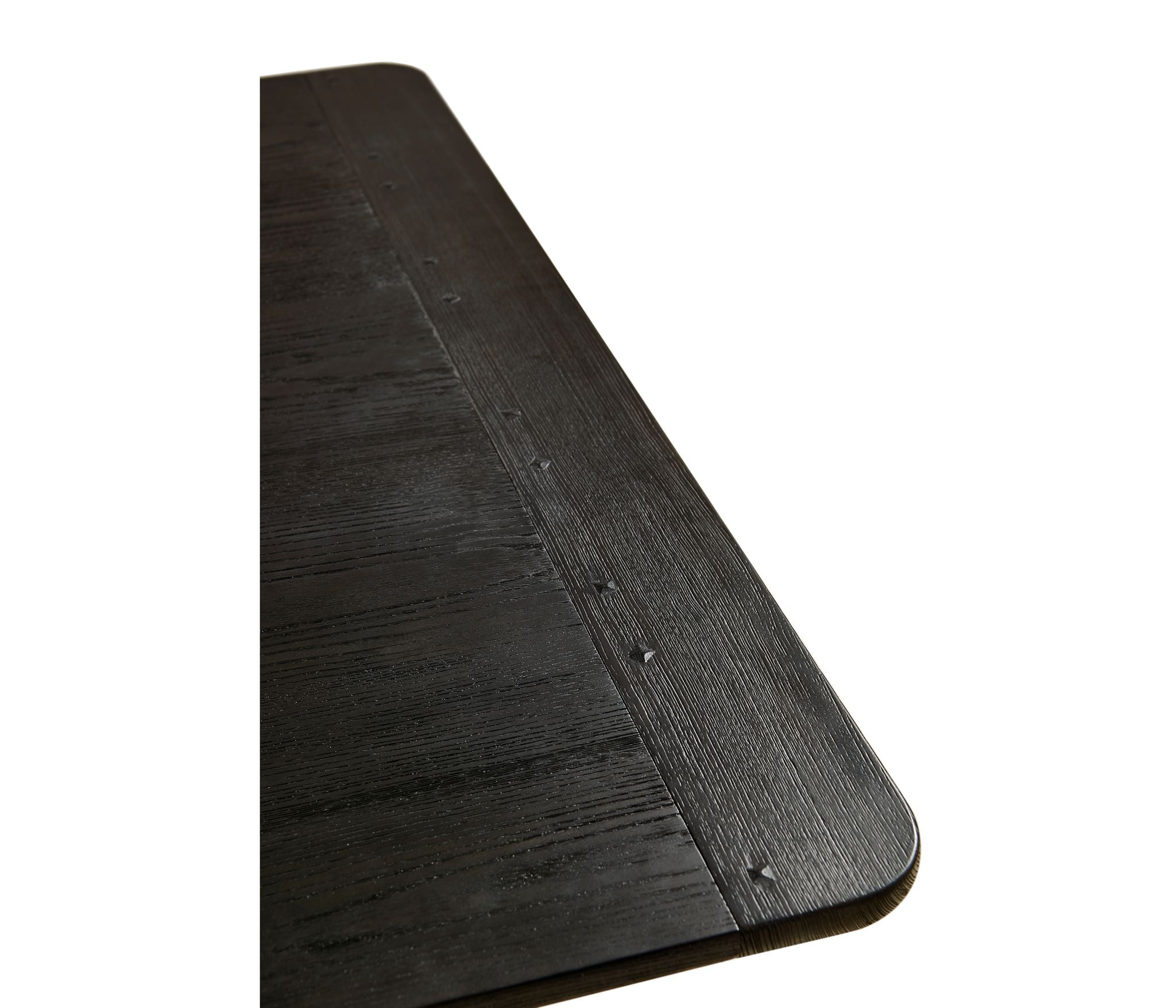 Jonathan Charles Epoch Trestle Dining Table — Ebonised Oak
