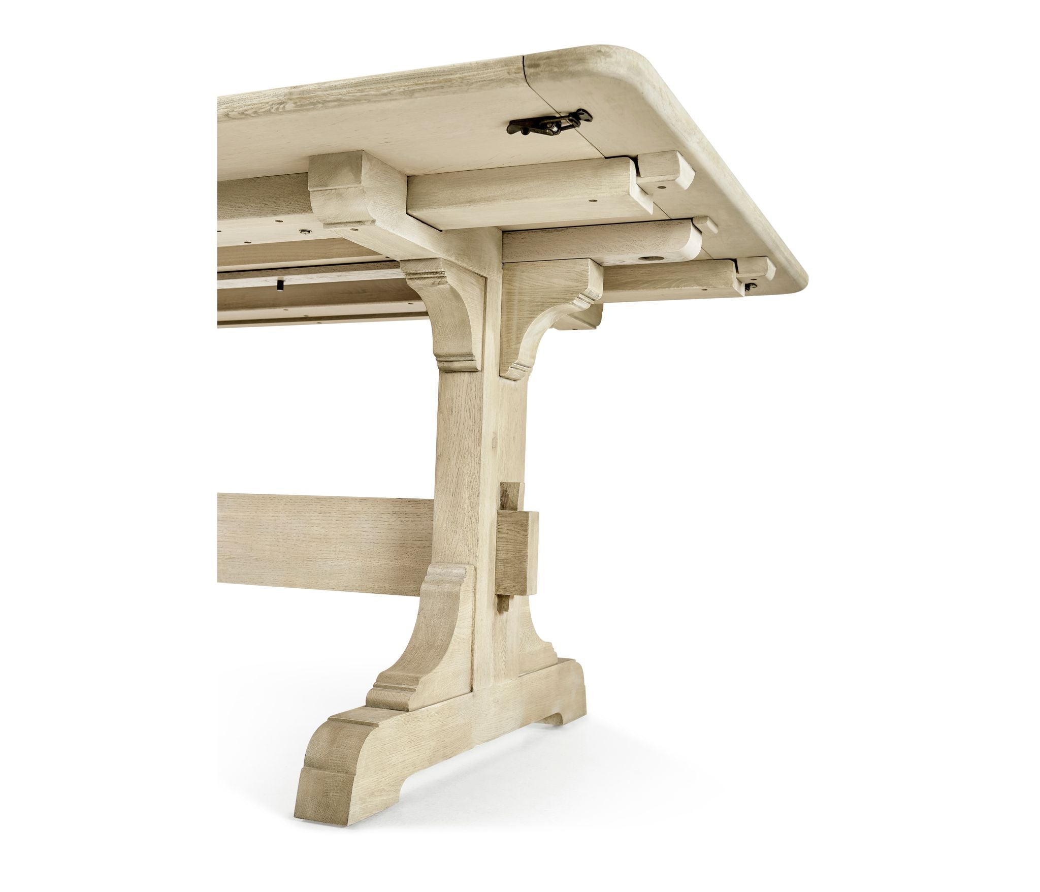 Jonathan Charles Epoch Trestle Dining Table — Stripped Oak