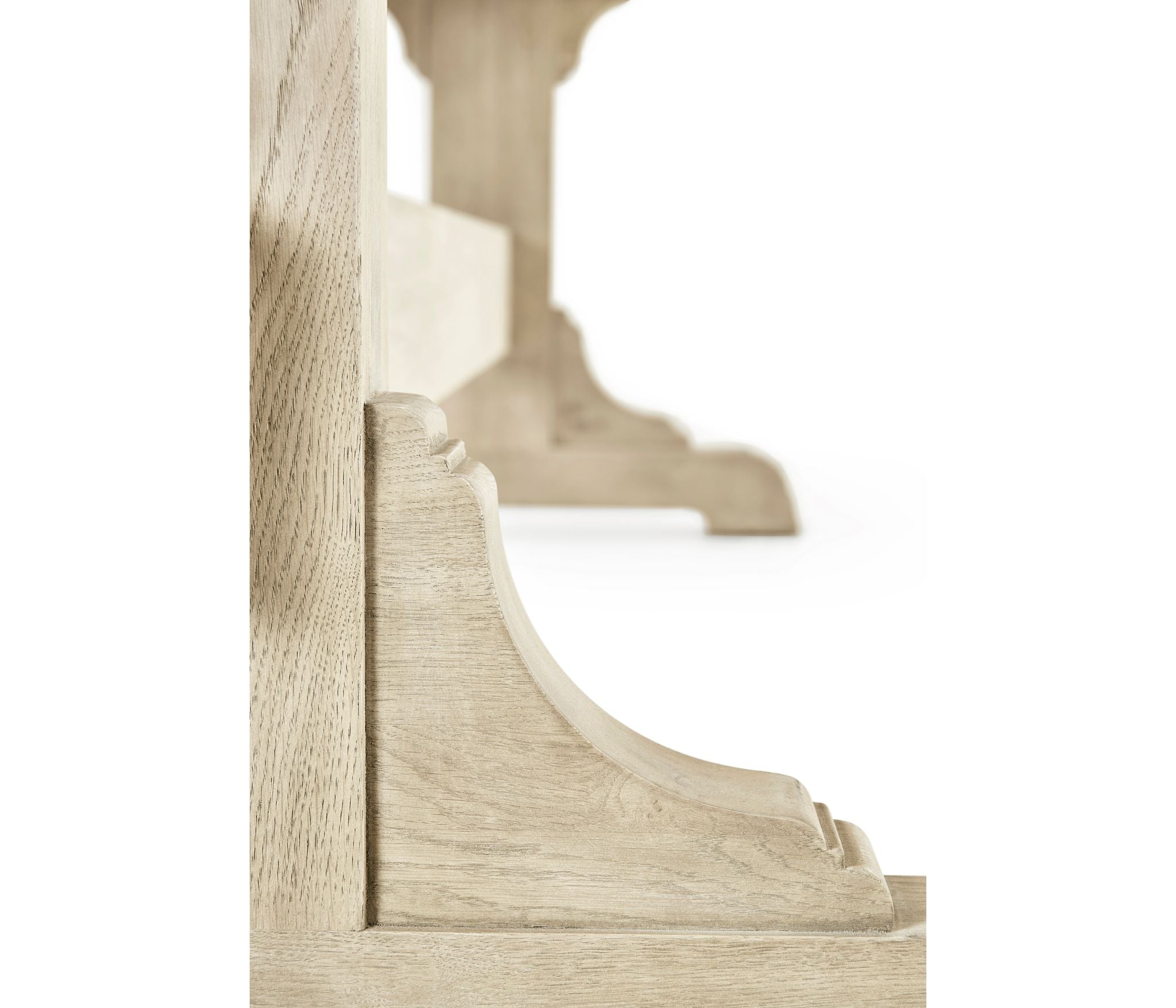 Jonathan Charles Epoch Trestle Dining Table — Stripped Oak