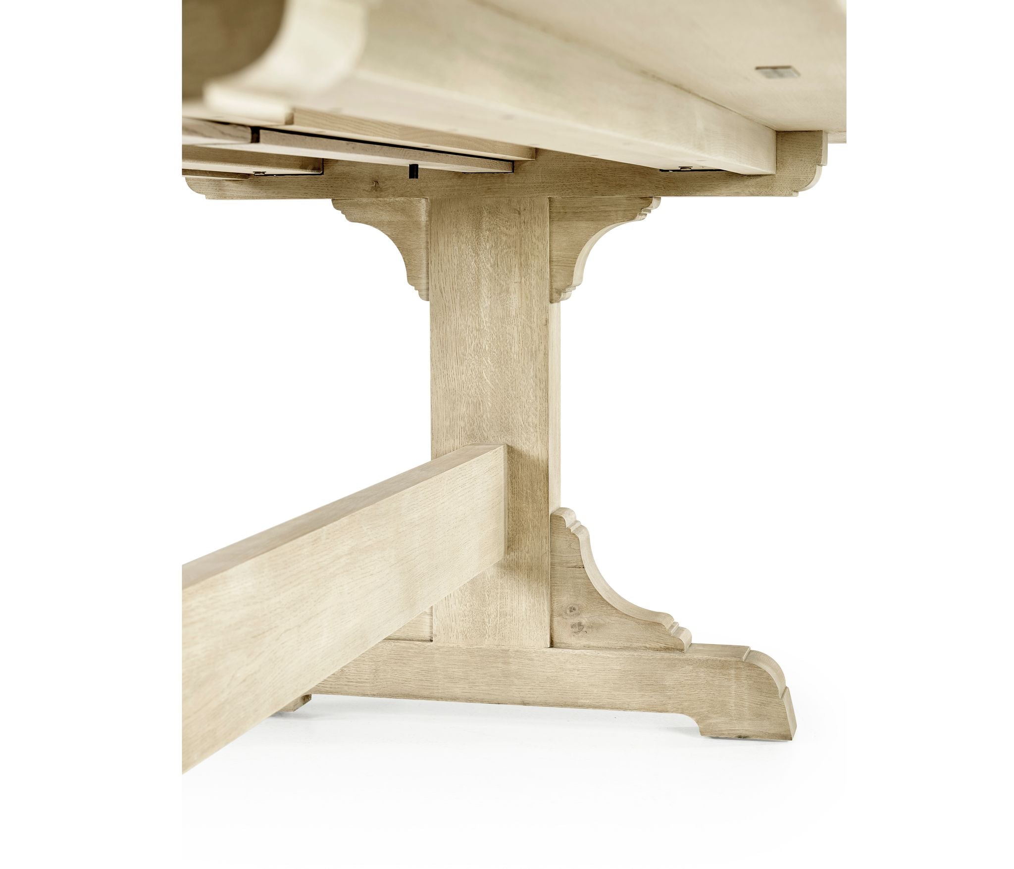 Jonathan Charles Epoch Trestle Dining Table — Stripped Oak