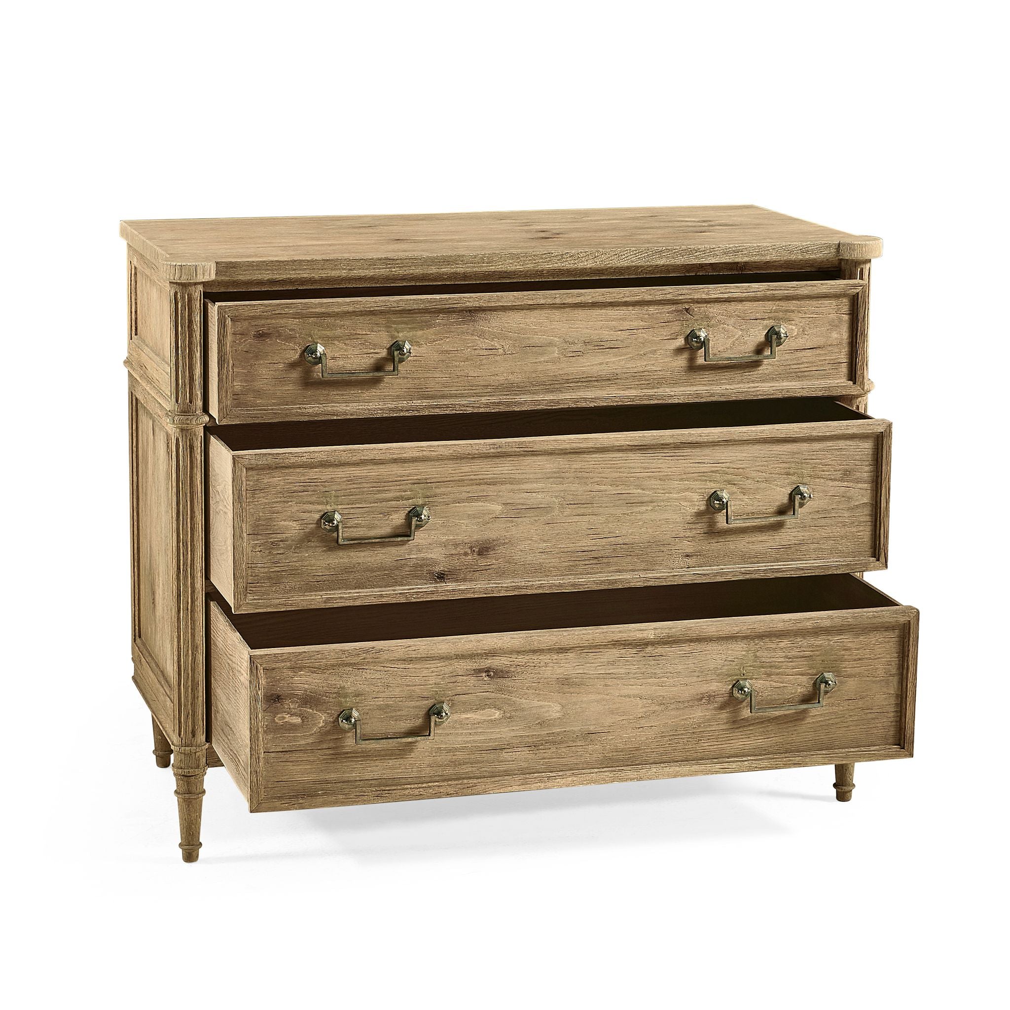 Jonathan Charles Kalpa Drawer Chest - Stripped Chestnut