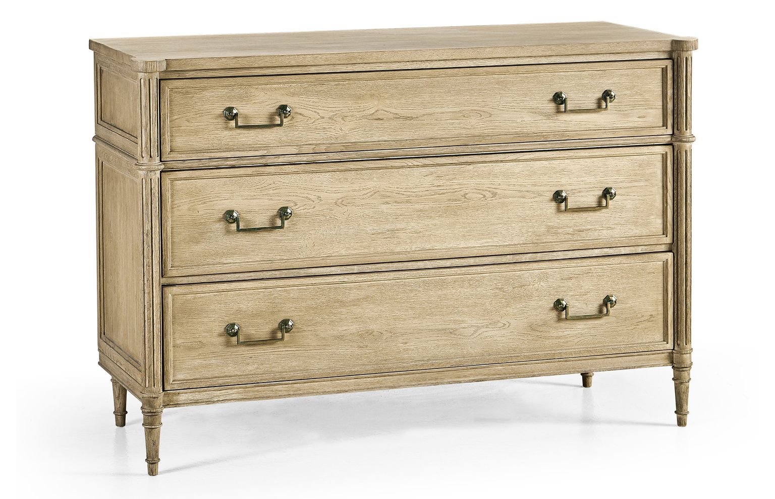 Jonathan Charles Kalpa Drawer Chest - Bleached Chestnut