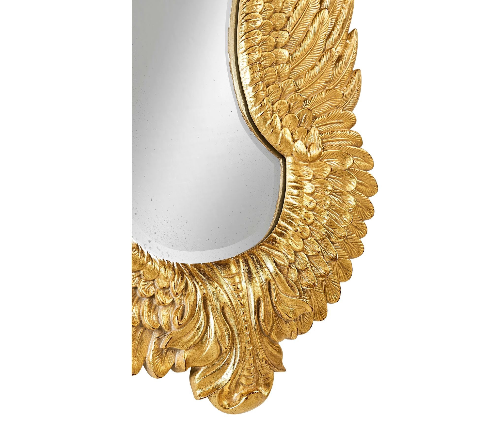 Jonathan Charles Classical "Winged" Wall Mirror