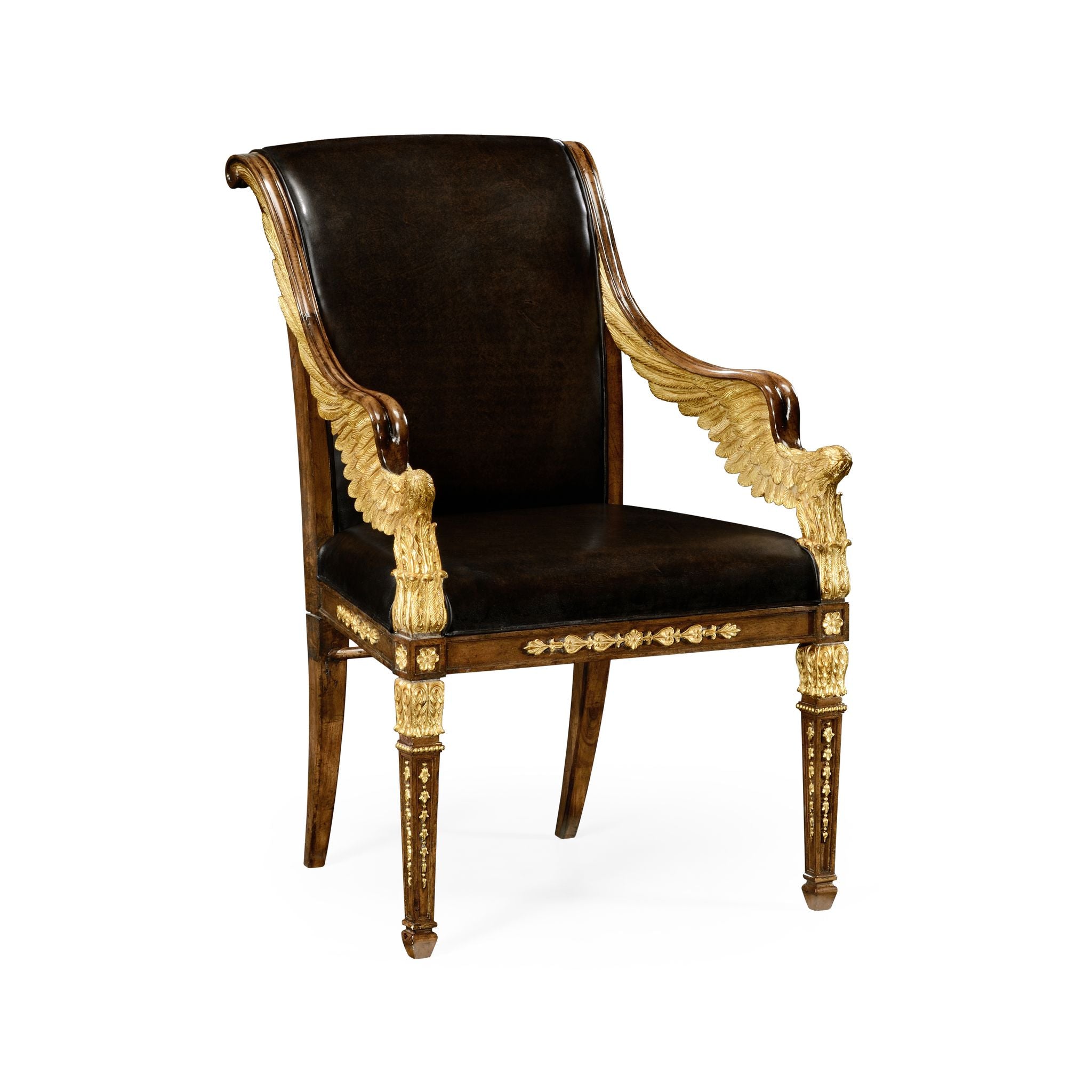Jonathan Charles Empire Angel Wing Arm Chair