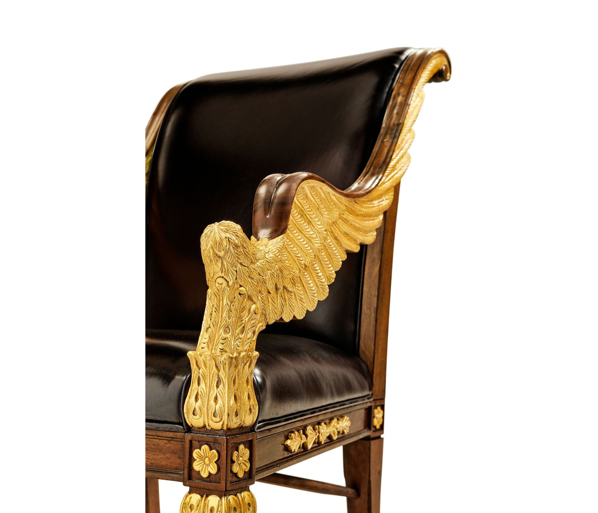 Jonathan Charles Empire Angel Wing Arm Chair