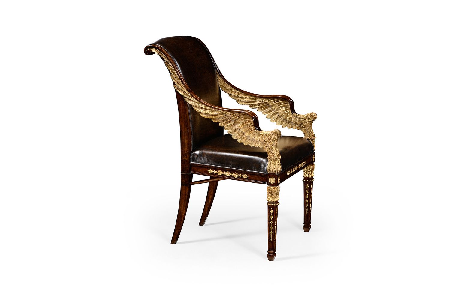 Jonathan Charles Empire Angel Wing Arm Chair