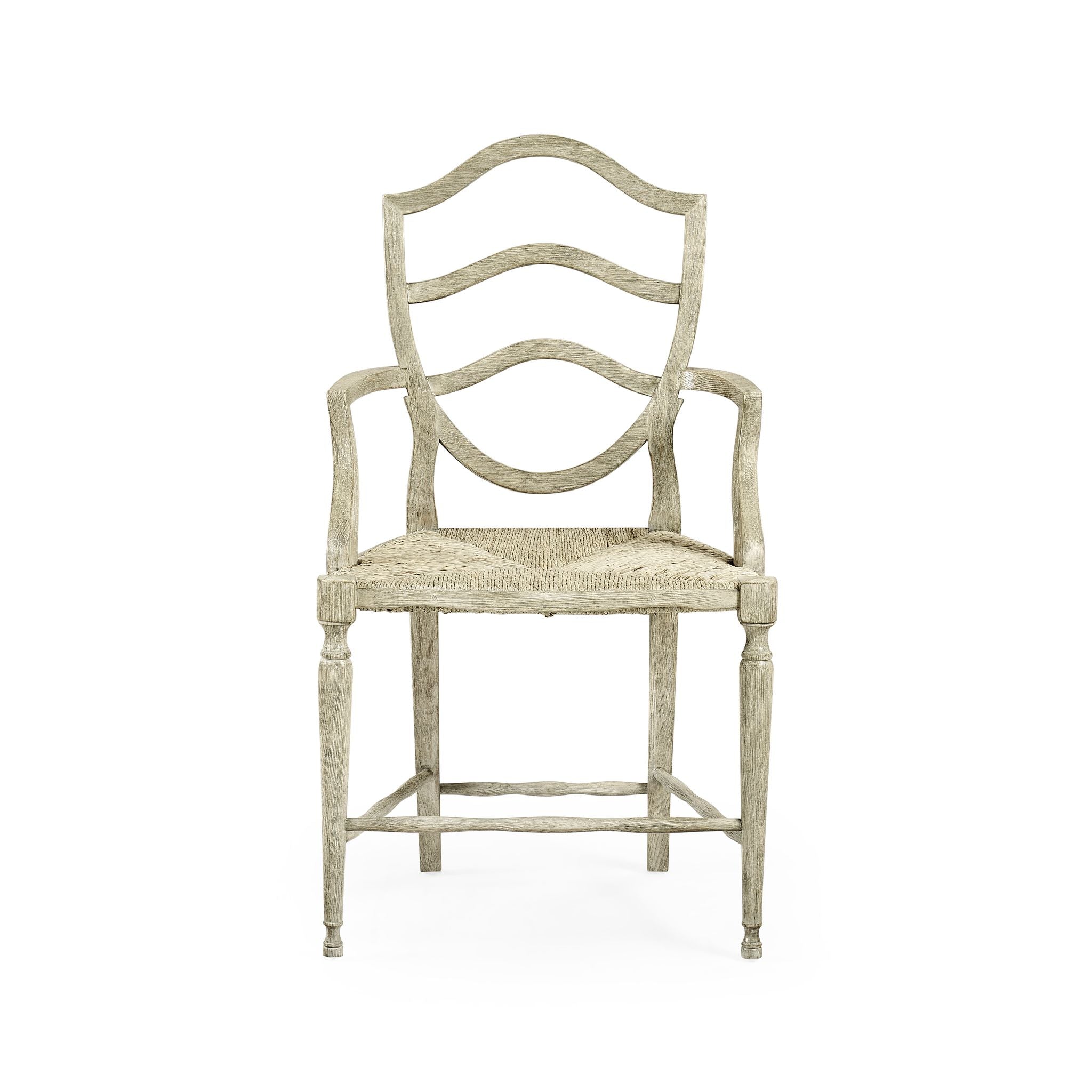 Jonathan Charles Bodiam Grey Oak Arm Chair