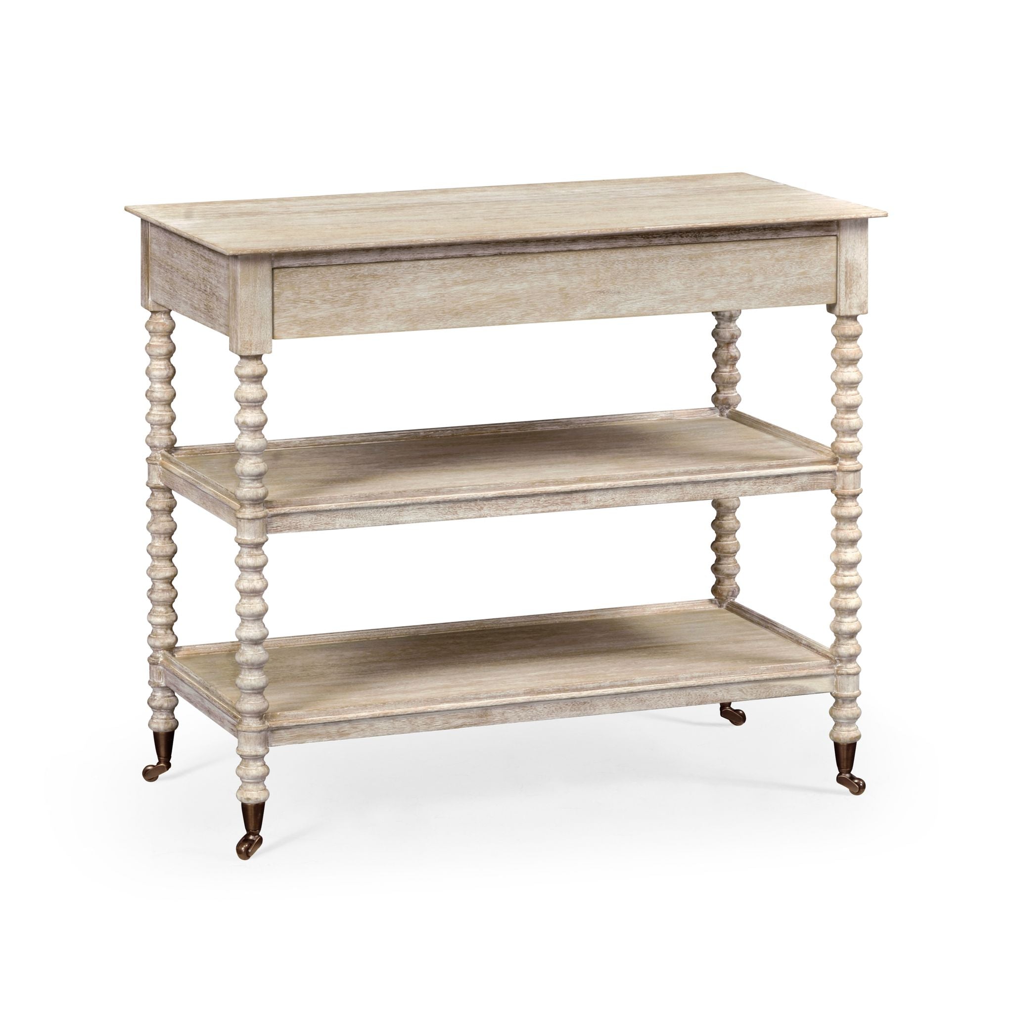 Jonathan Charles Tormarton End Table — Washed Acacia
