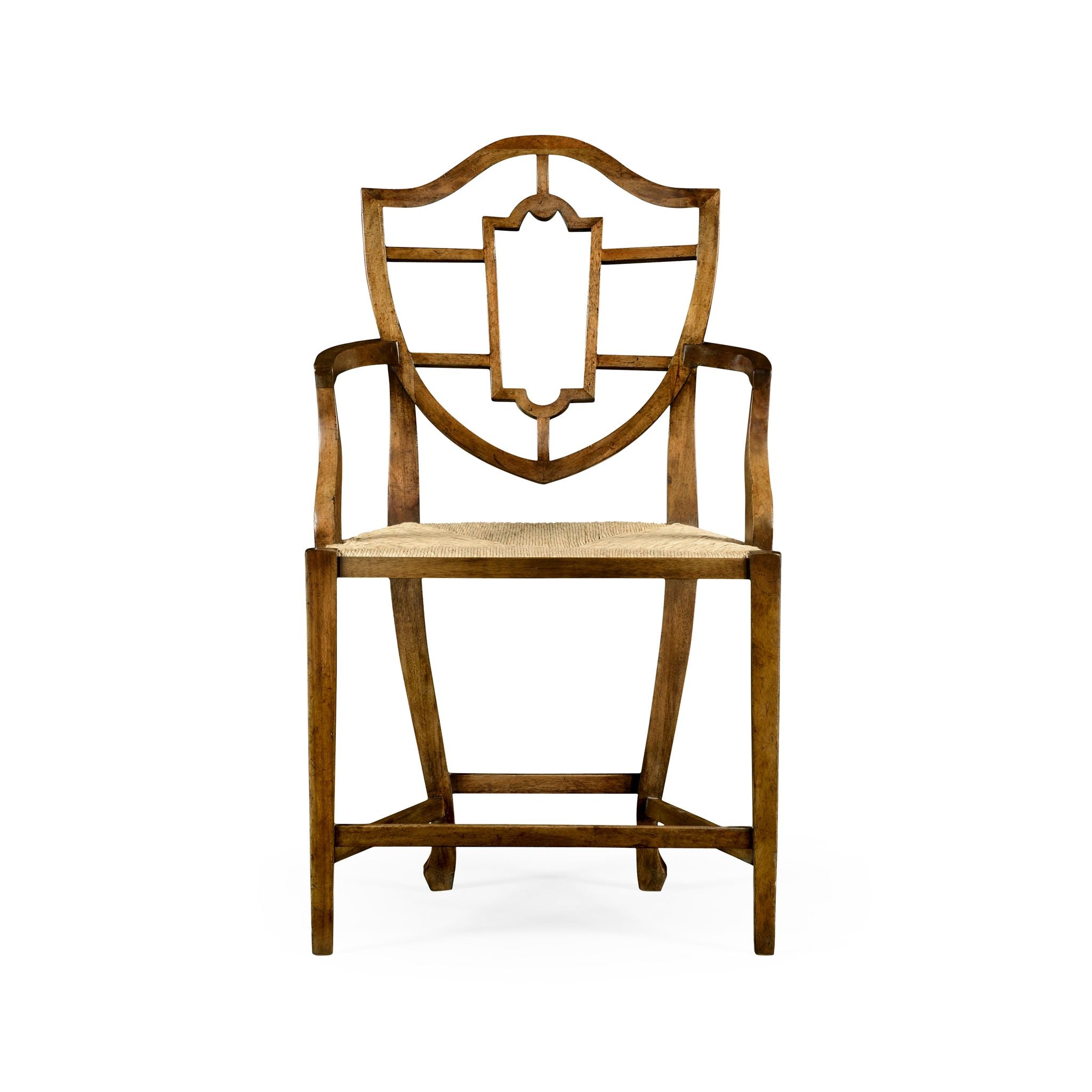 Jonathan Charles Aveburn Grey Fruitwood Arm Chair