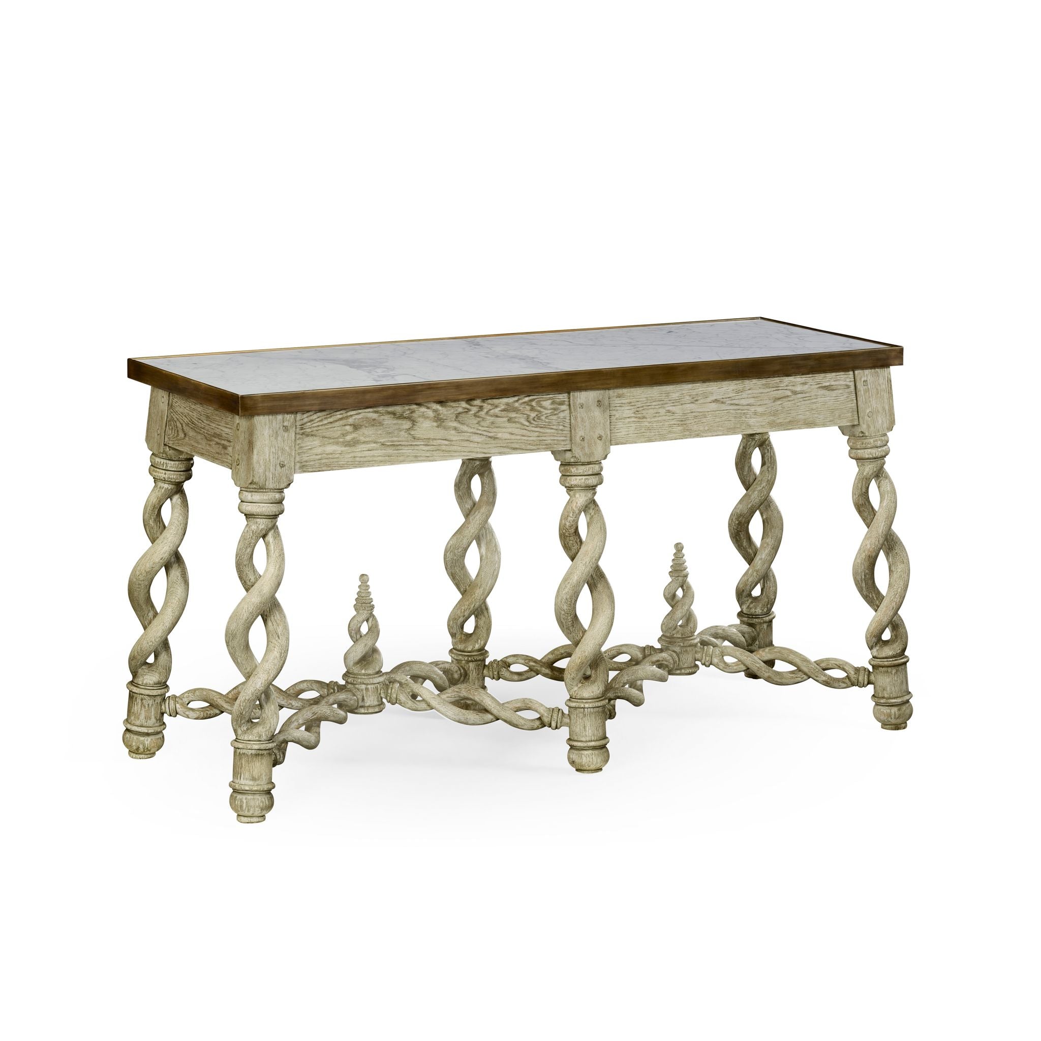 Jonathan Charles Purbeck Grey Oak Console