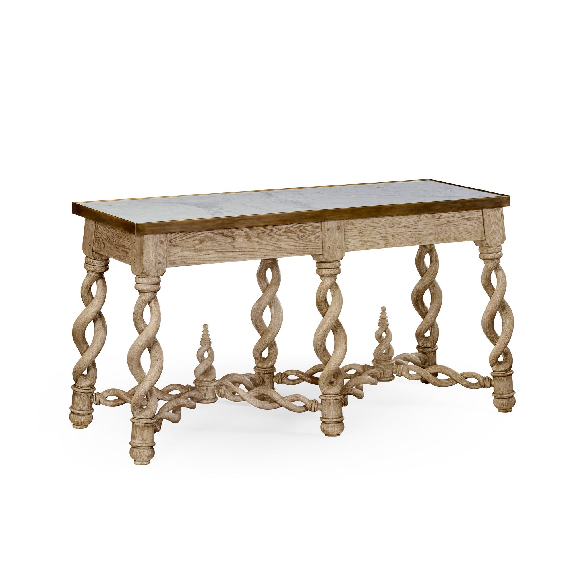 Jonathan Charles Purbeck Grey Oak Console