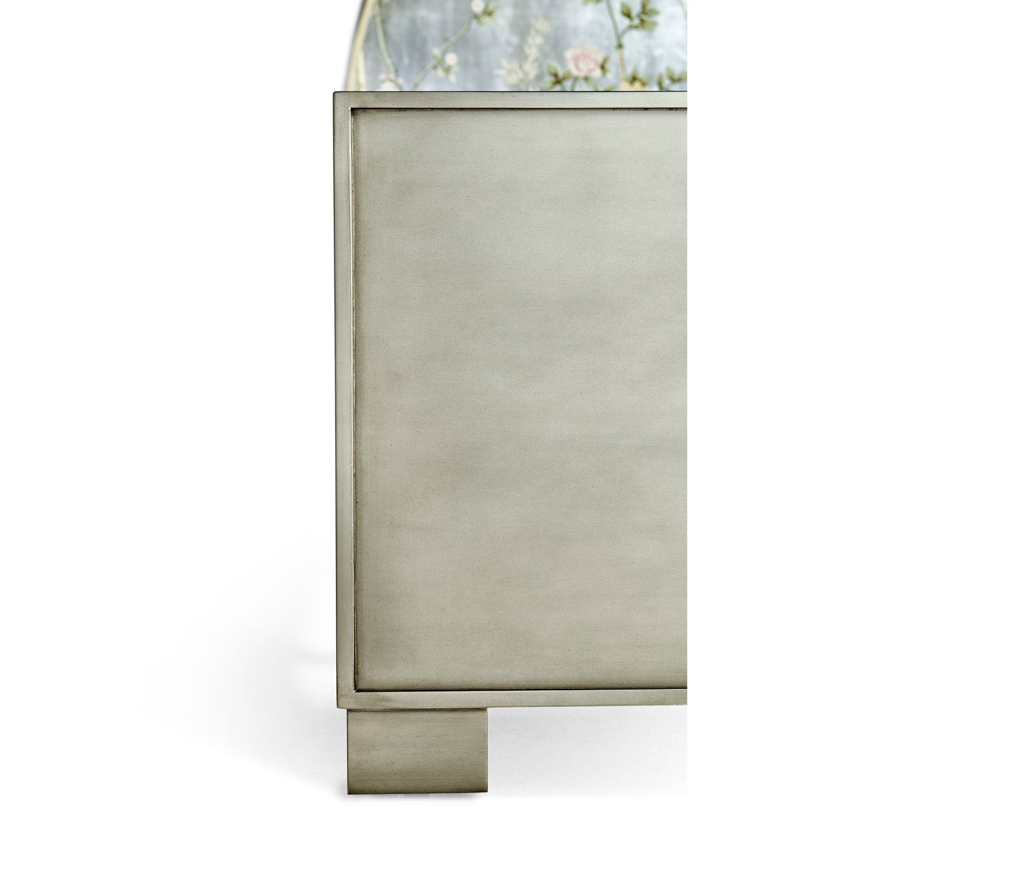 Jonathan Charles Shimmering Moon Half Round Panel Bed