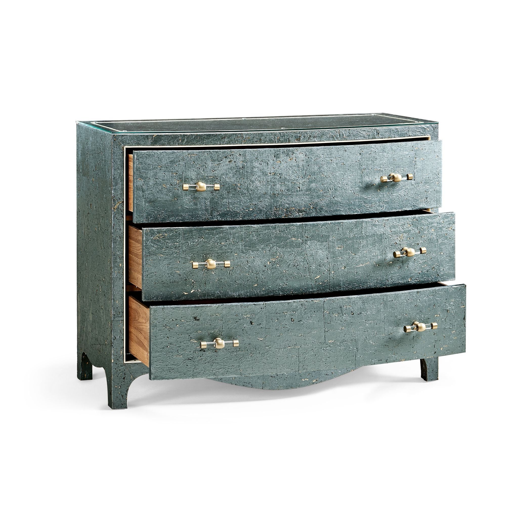 Jonathan Charles Suberin Cork Bow Front Chest