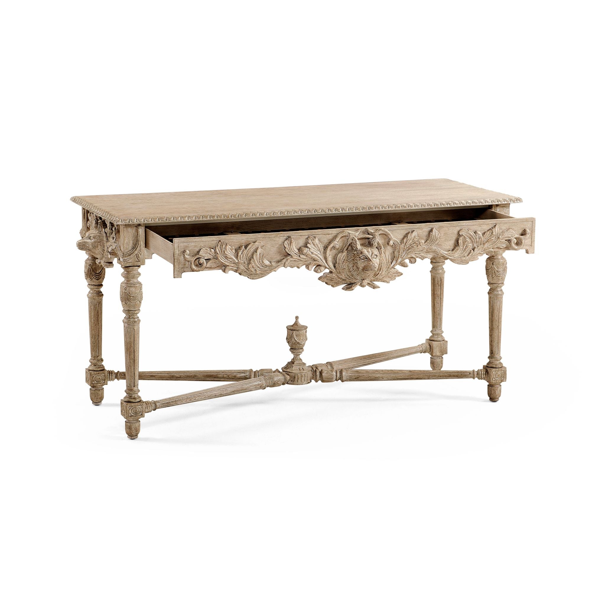 Jonathan Charles Godwyn Grey Oak Console Table