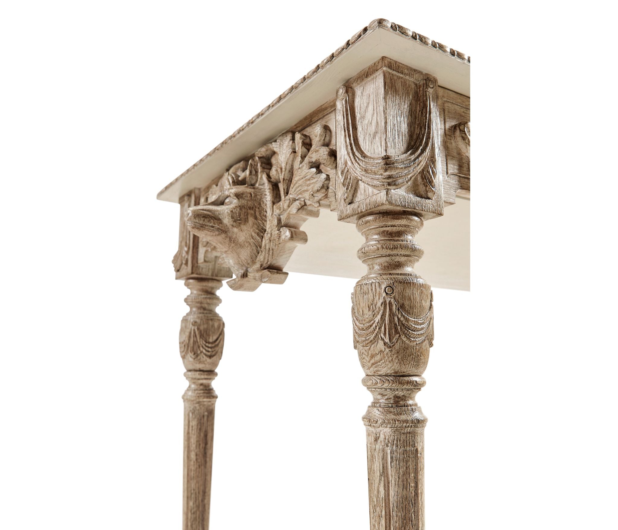 Jonathan Charles Godwyn Grey Oak Console Table