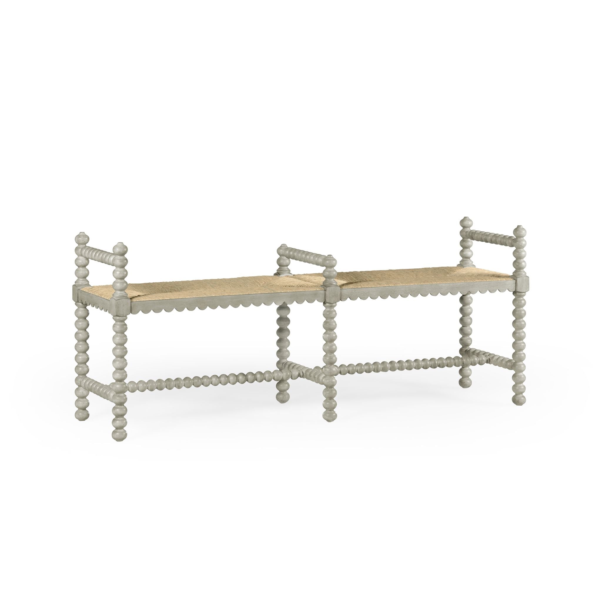 Jonathan Charles Bellingham Country Grey Double Bench
