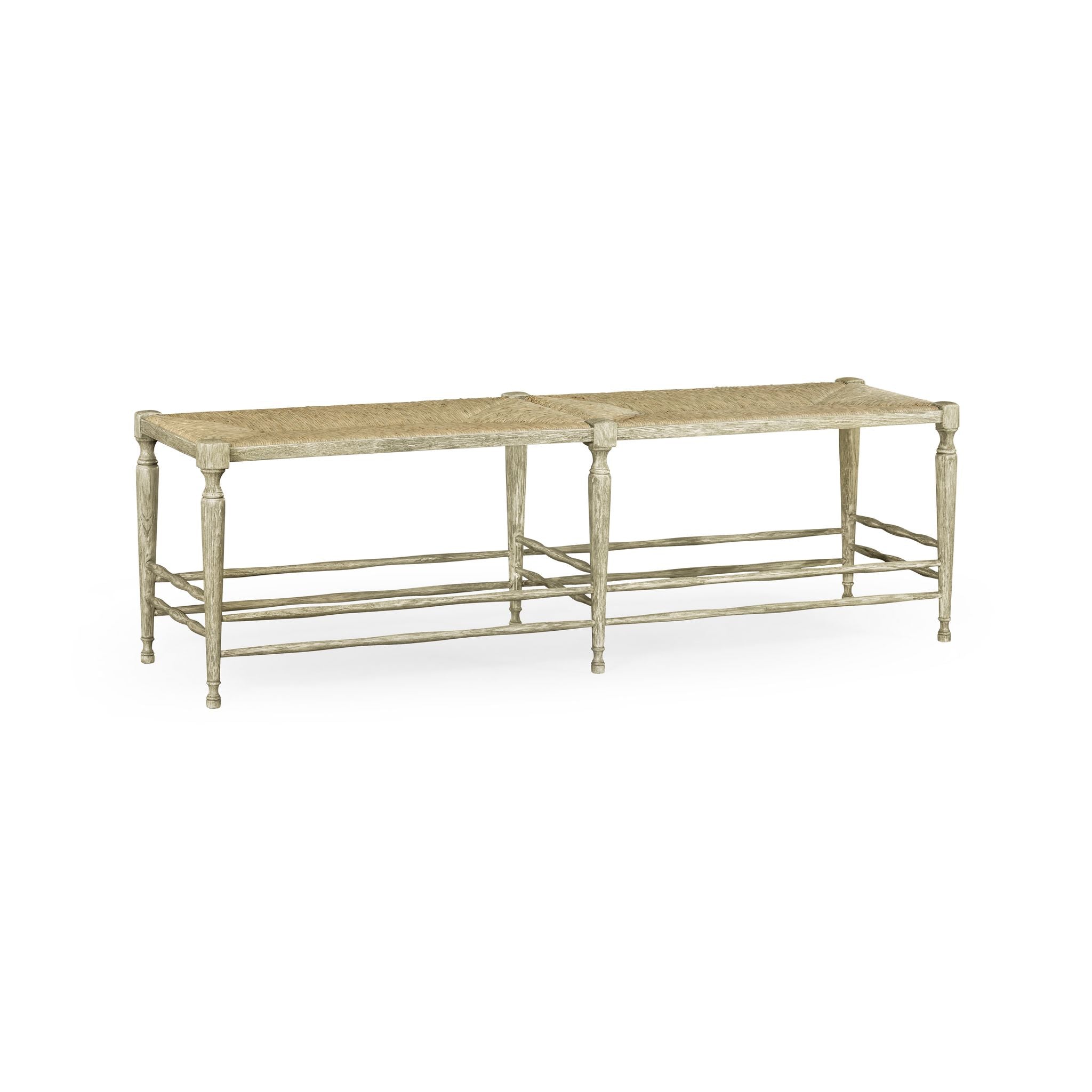 Jonathan Charles Bodiam Grey Oak Bench
