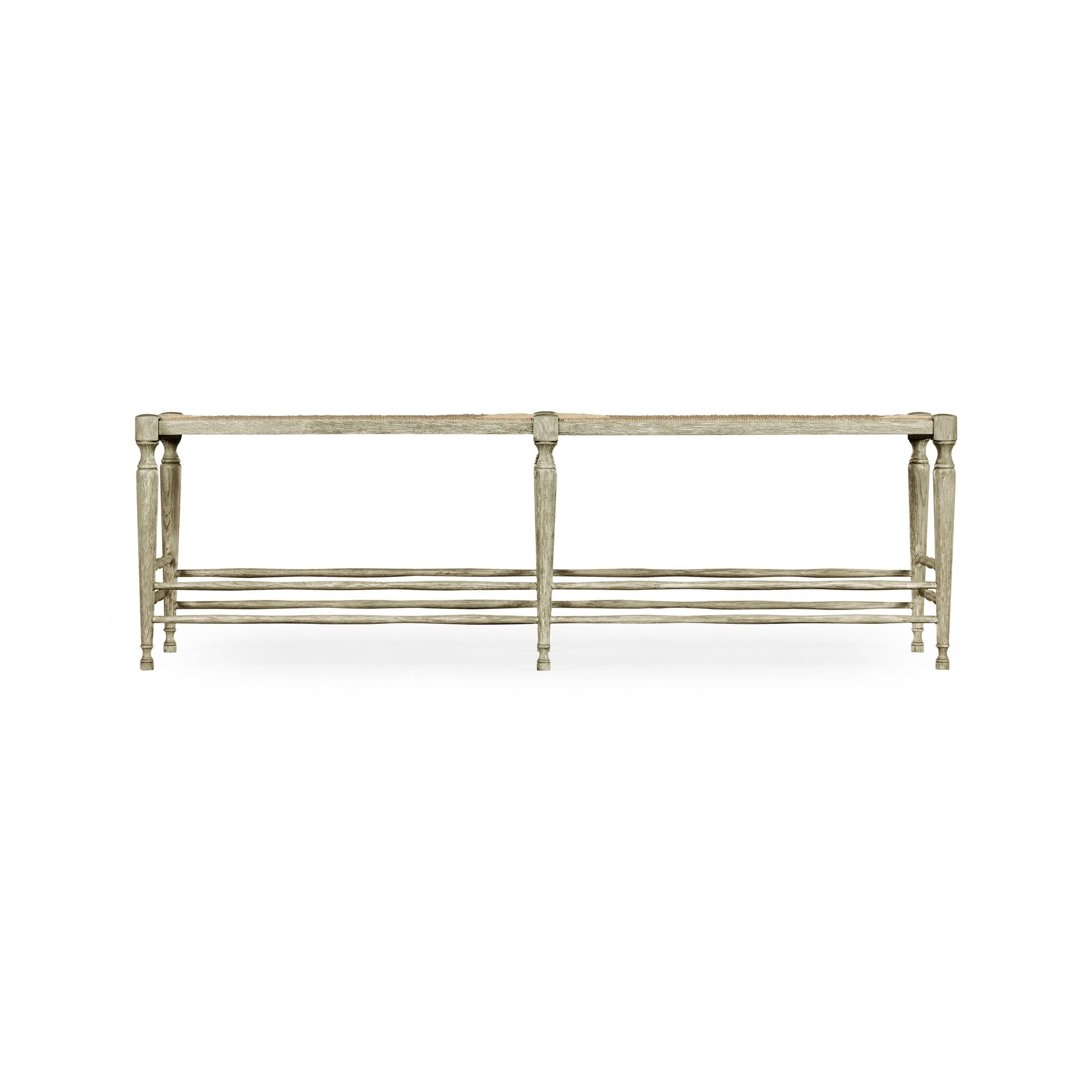 Jonathan Charles Bodiam Grey Oak Bench