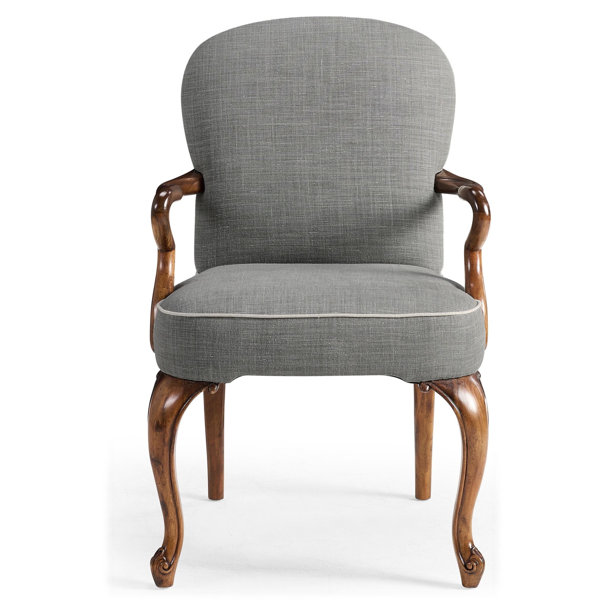 Jonathan Charles Gunby Grey Fruitwood Dining Arm Chair