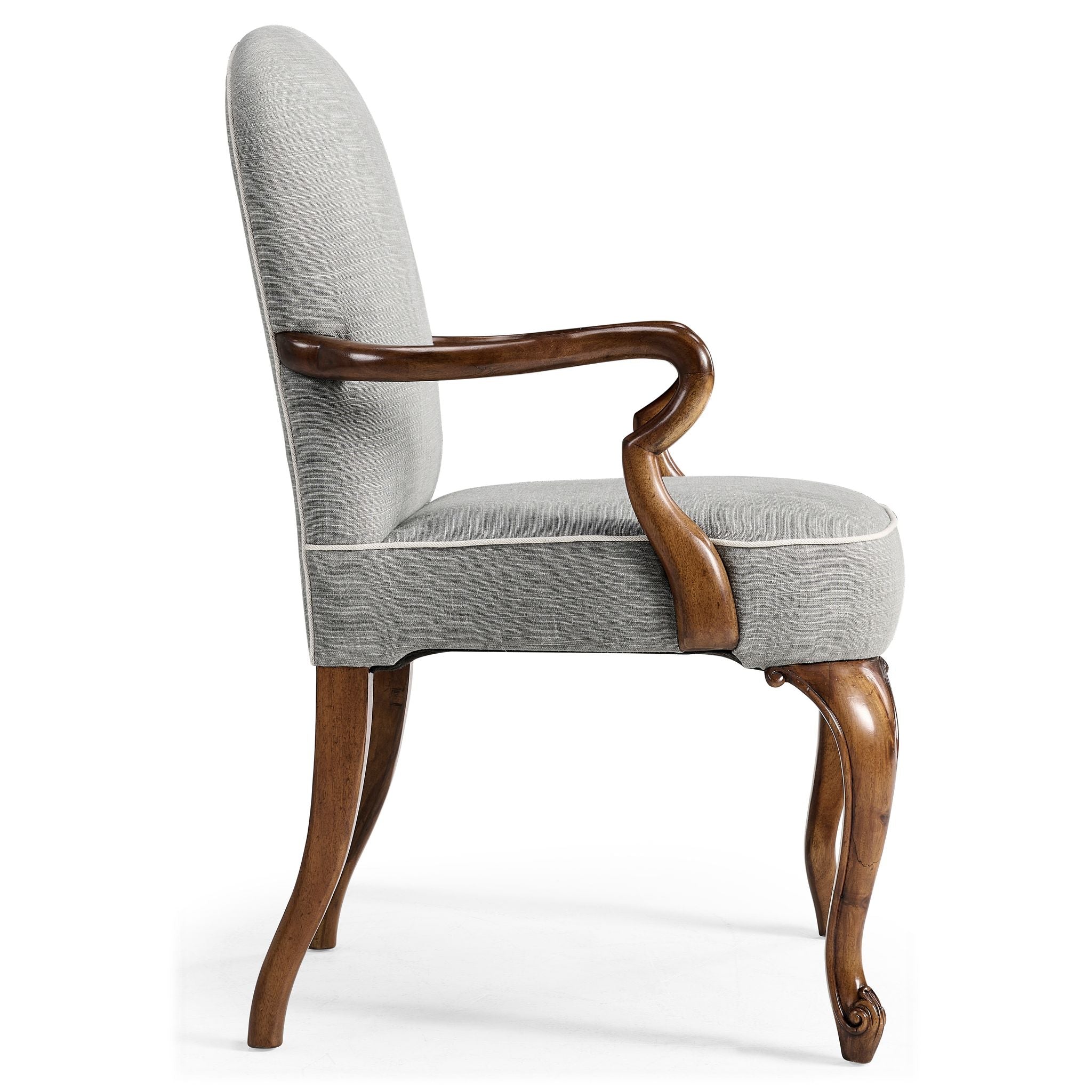 Jonathan Charles Gunby Grey Fruitwood Dining Arm Chair
