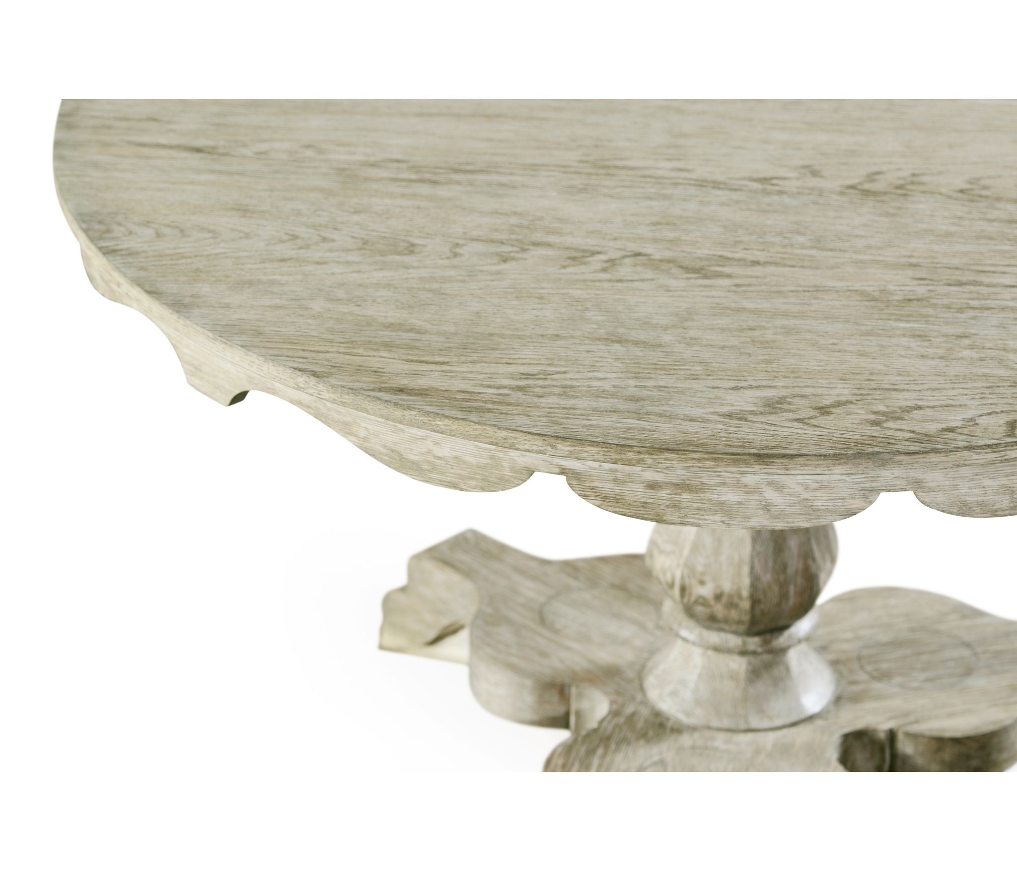Jonathan Charles Overbury 54" Grey Oak Breakfast Table