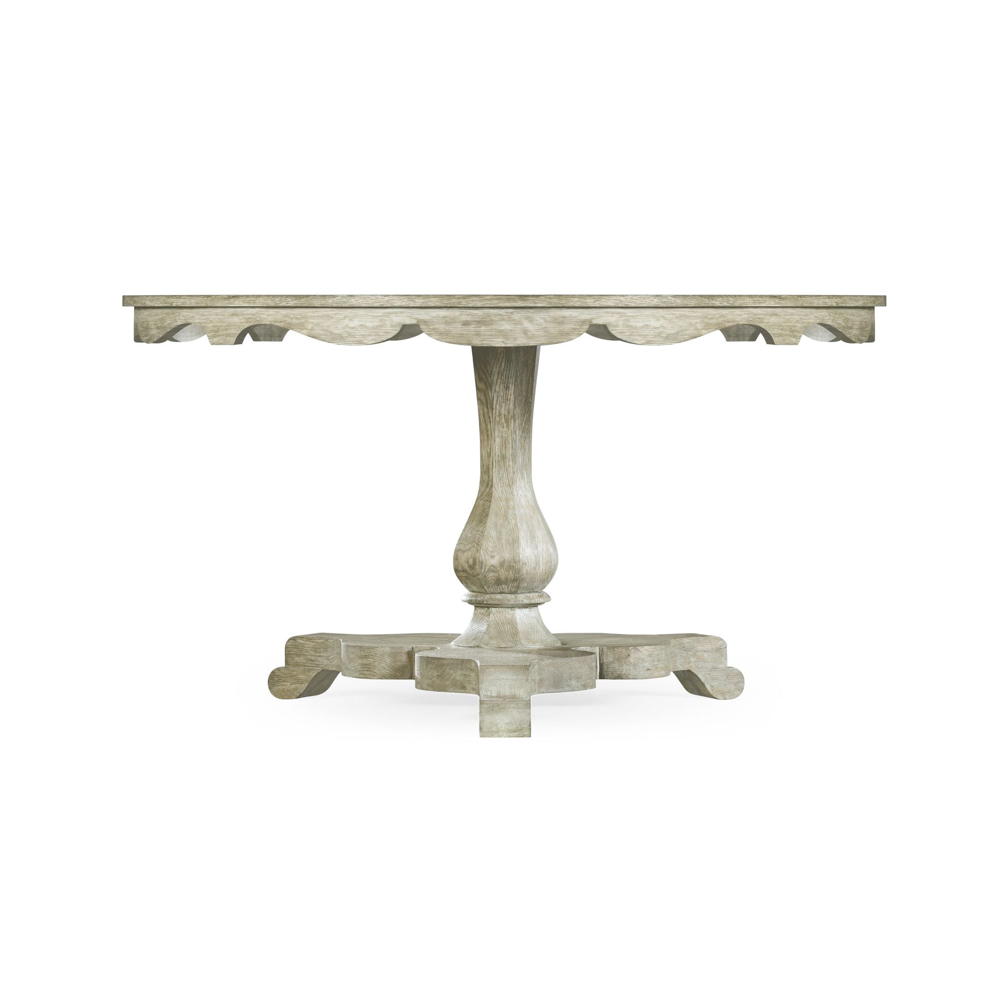Jonathan Charles Overbury 54" Grey Oak Breakfast Table