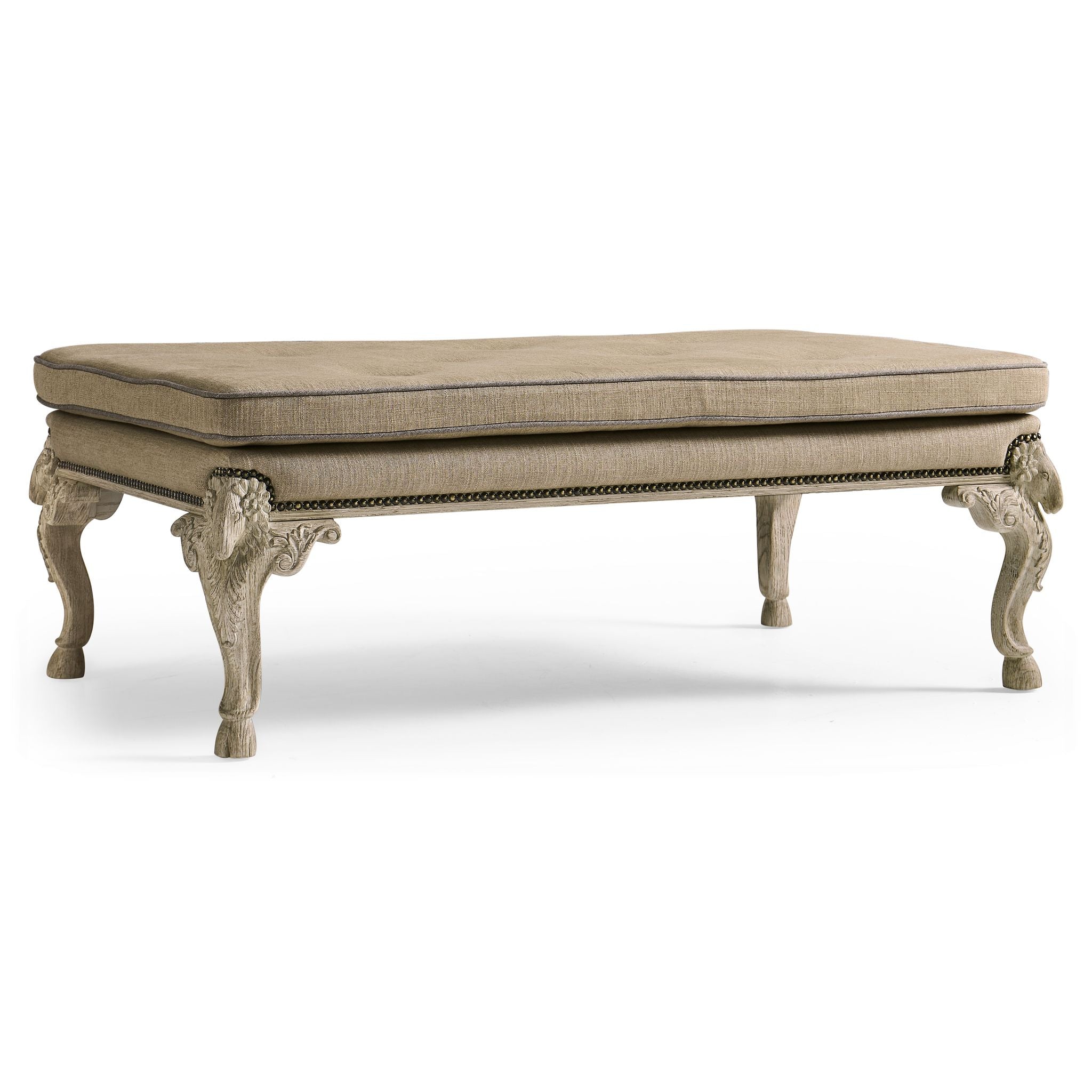 Jonathan Charles Small Tarporley Grey Oak Stool
