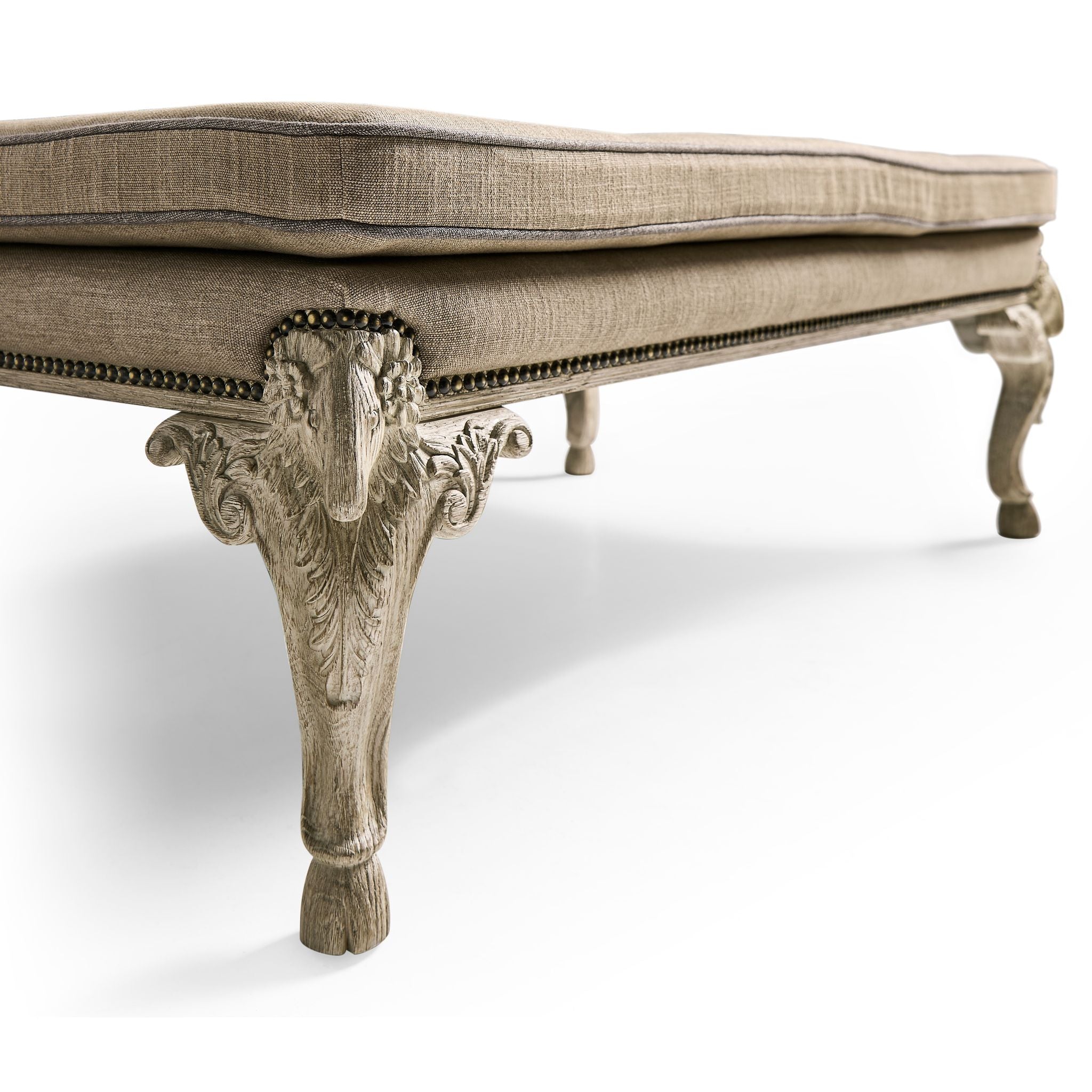 Jonathan Charles Small Tarporley Grey Oak Stool