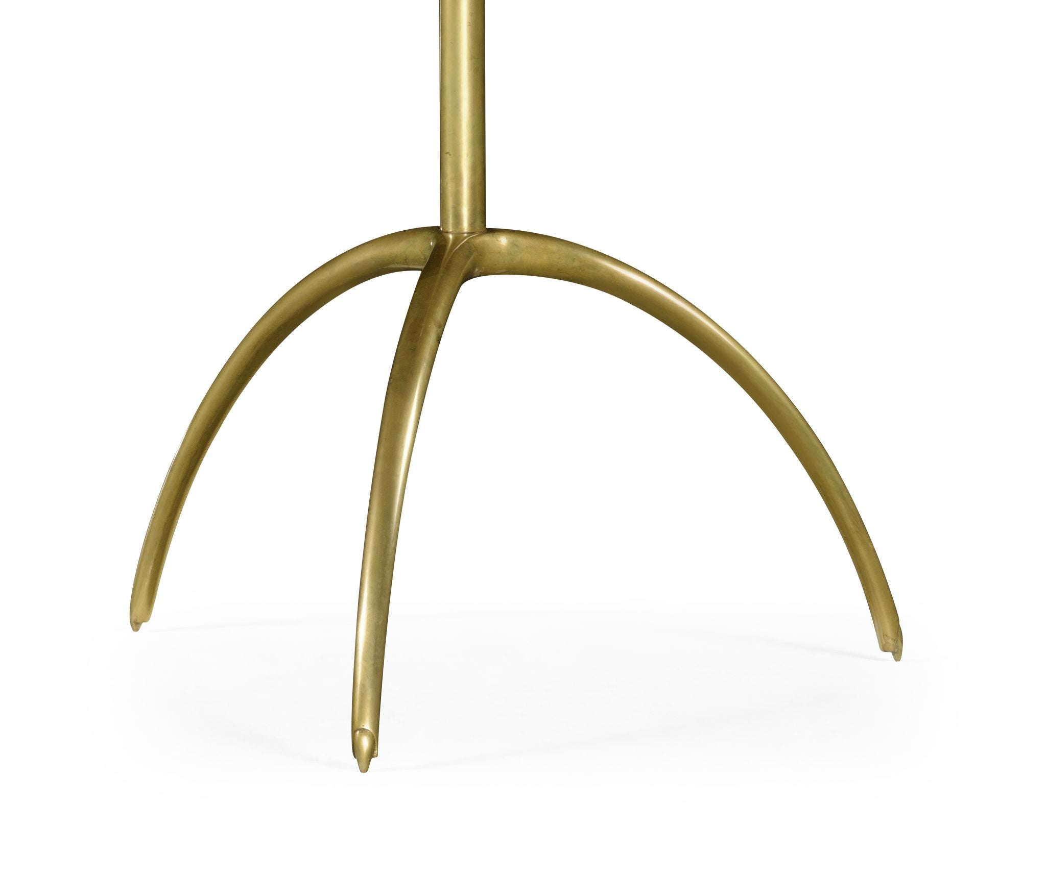 Jonathan Charles Brass & Glass Round Drinks Table