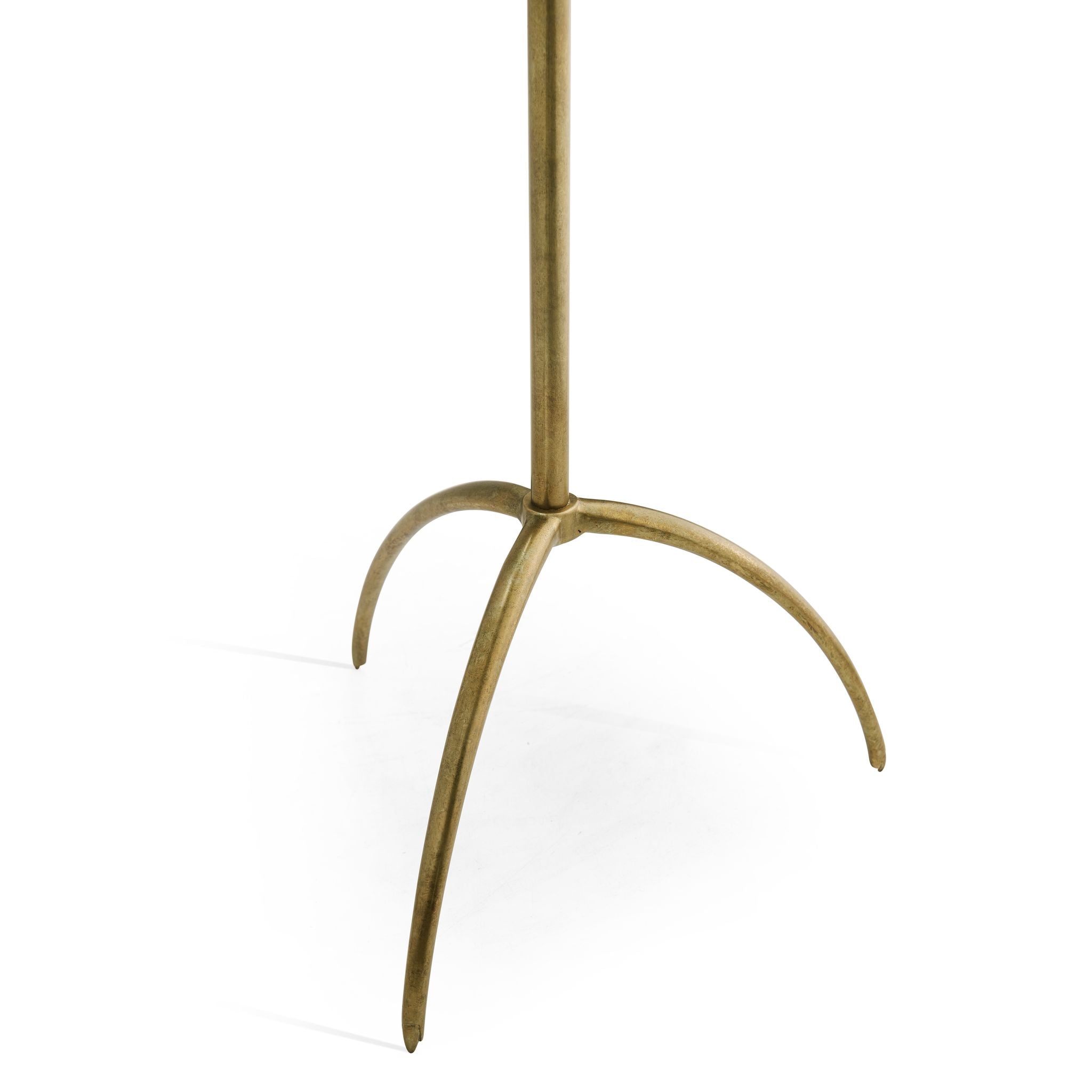Jonathan Charles Brass & Glass Round Drinks Table