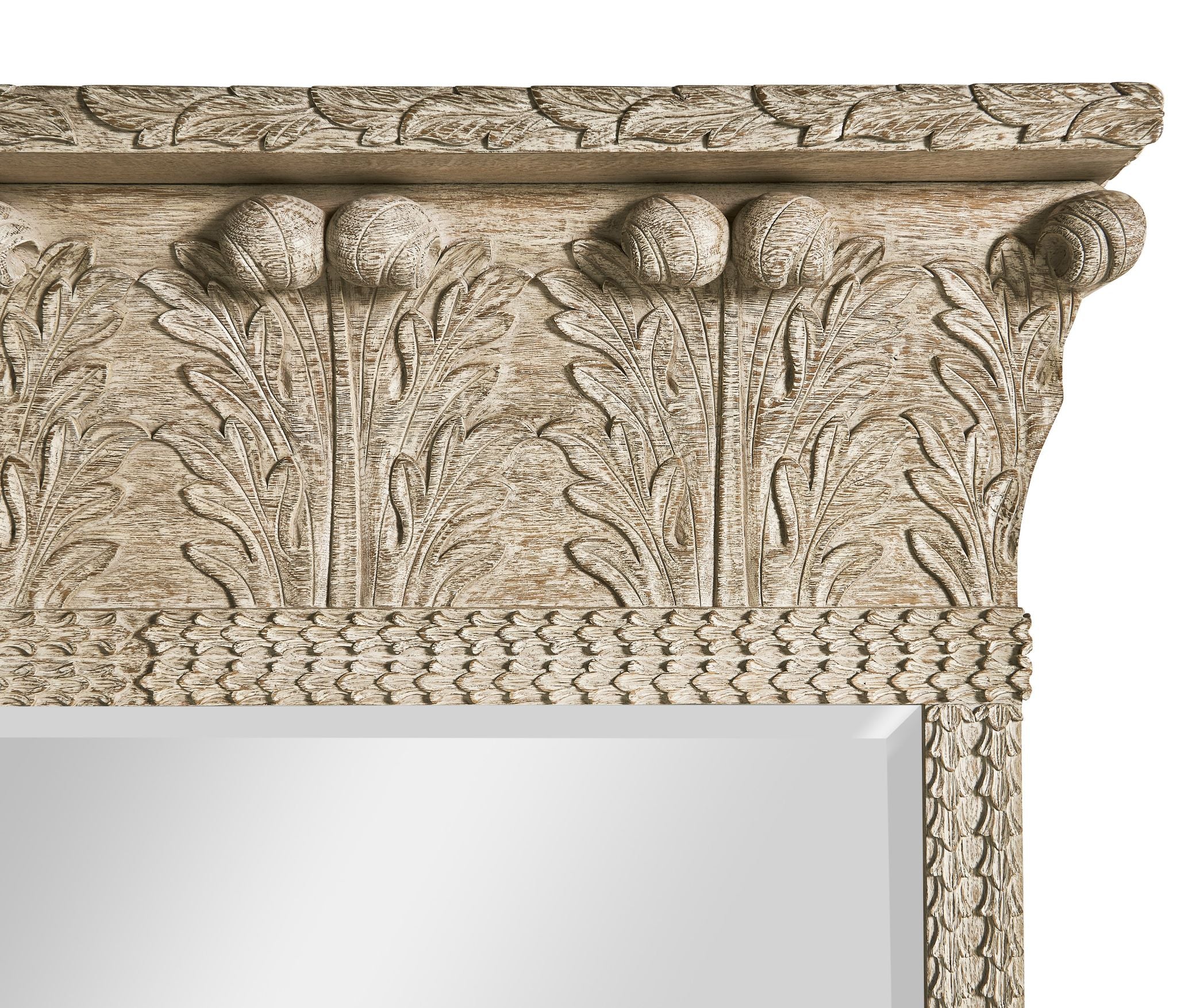 Jonathan Charles Rothesay Venetian White Oak Mirror